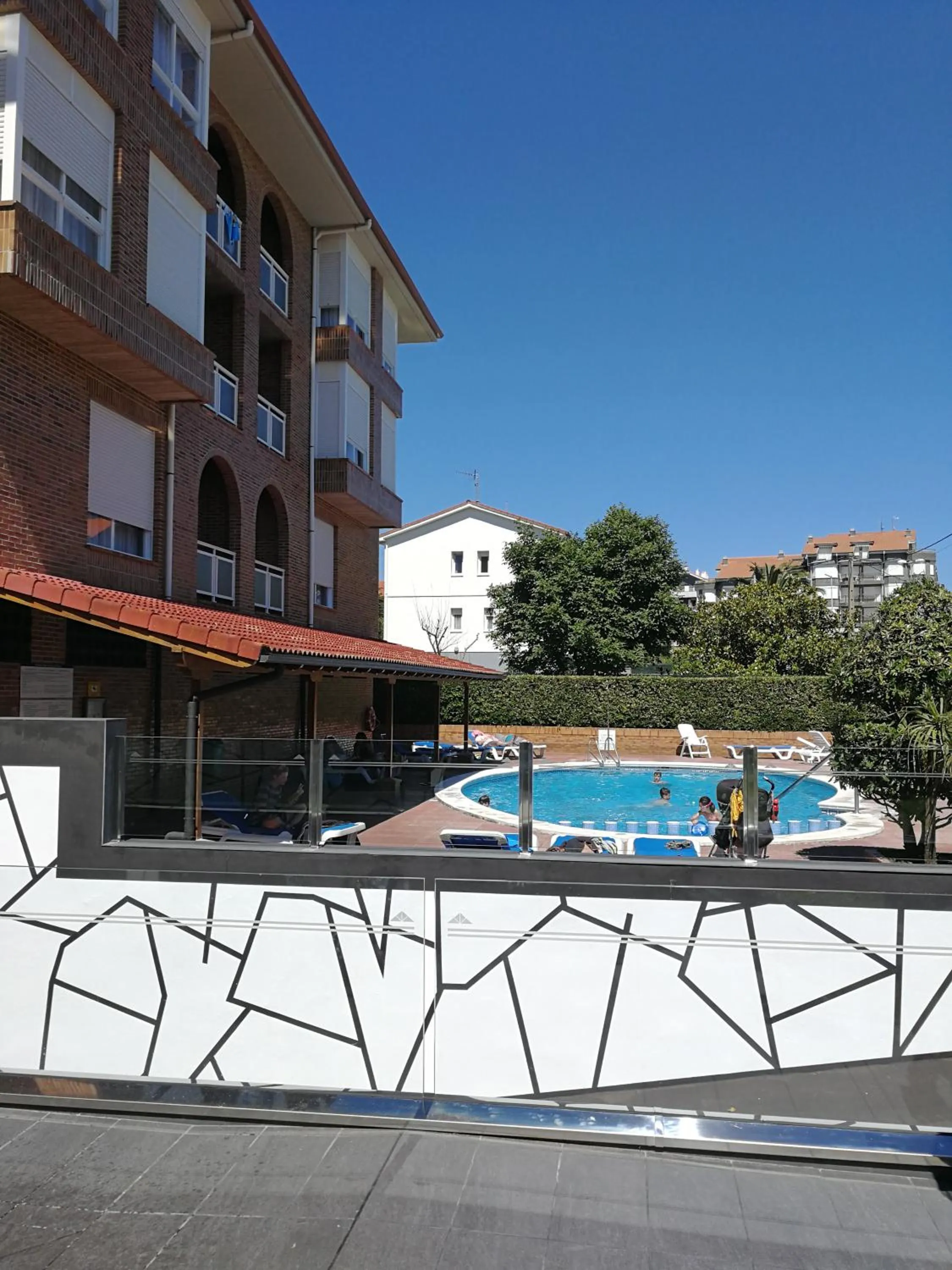 Swimming pool in Apartamentos Regollera
