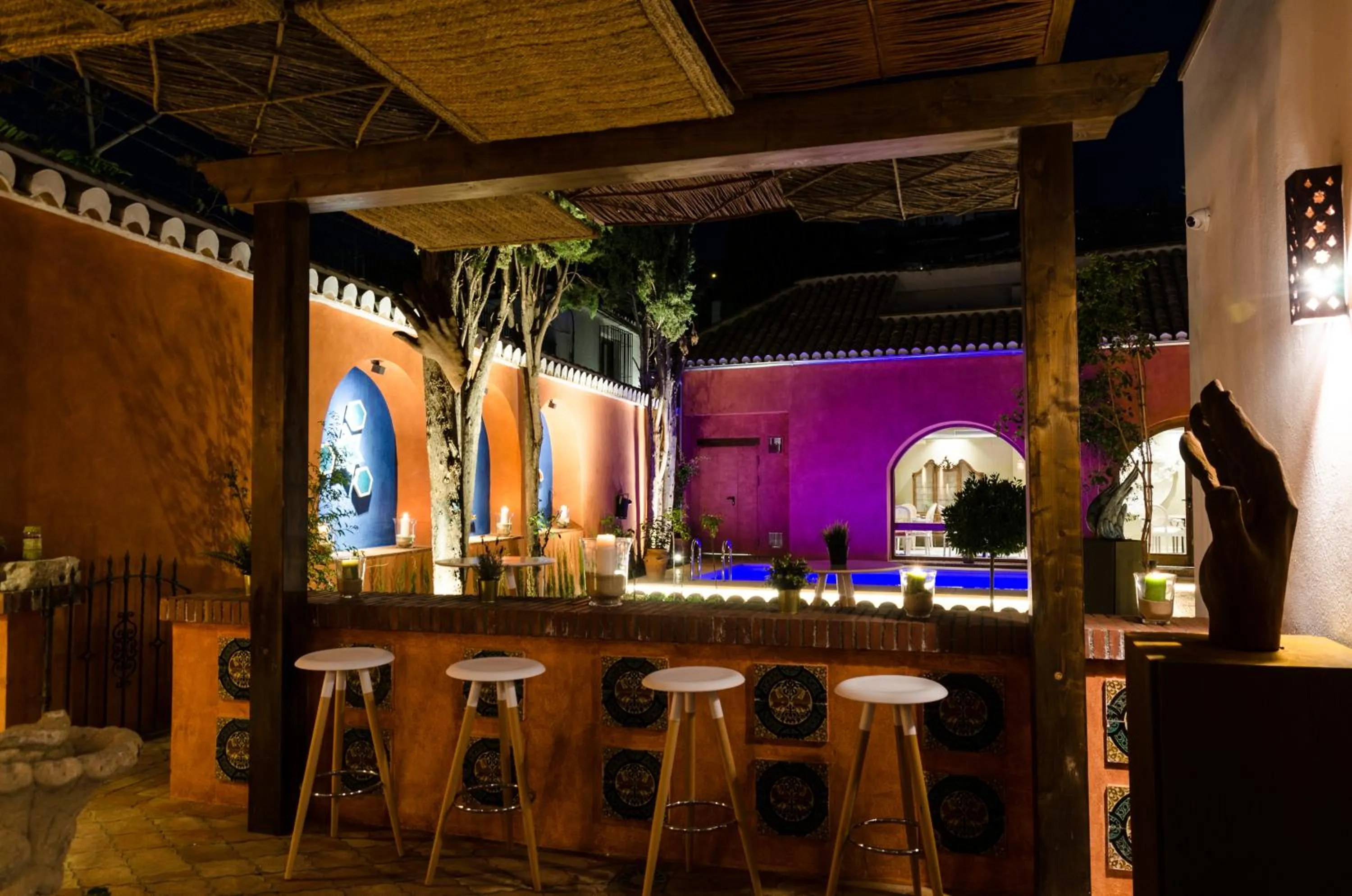 Patio in Alojamiento con Encanto la Luna en el Alba