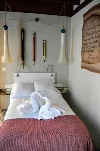 Bed in Alojamiento con Encanto la Luna en el Alba