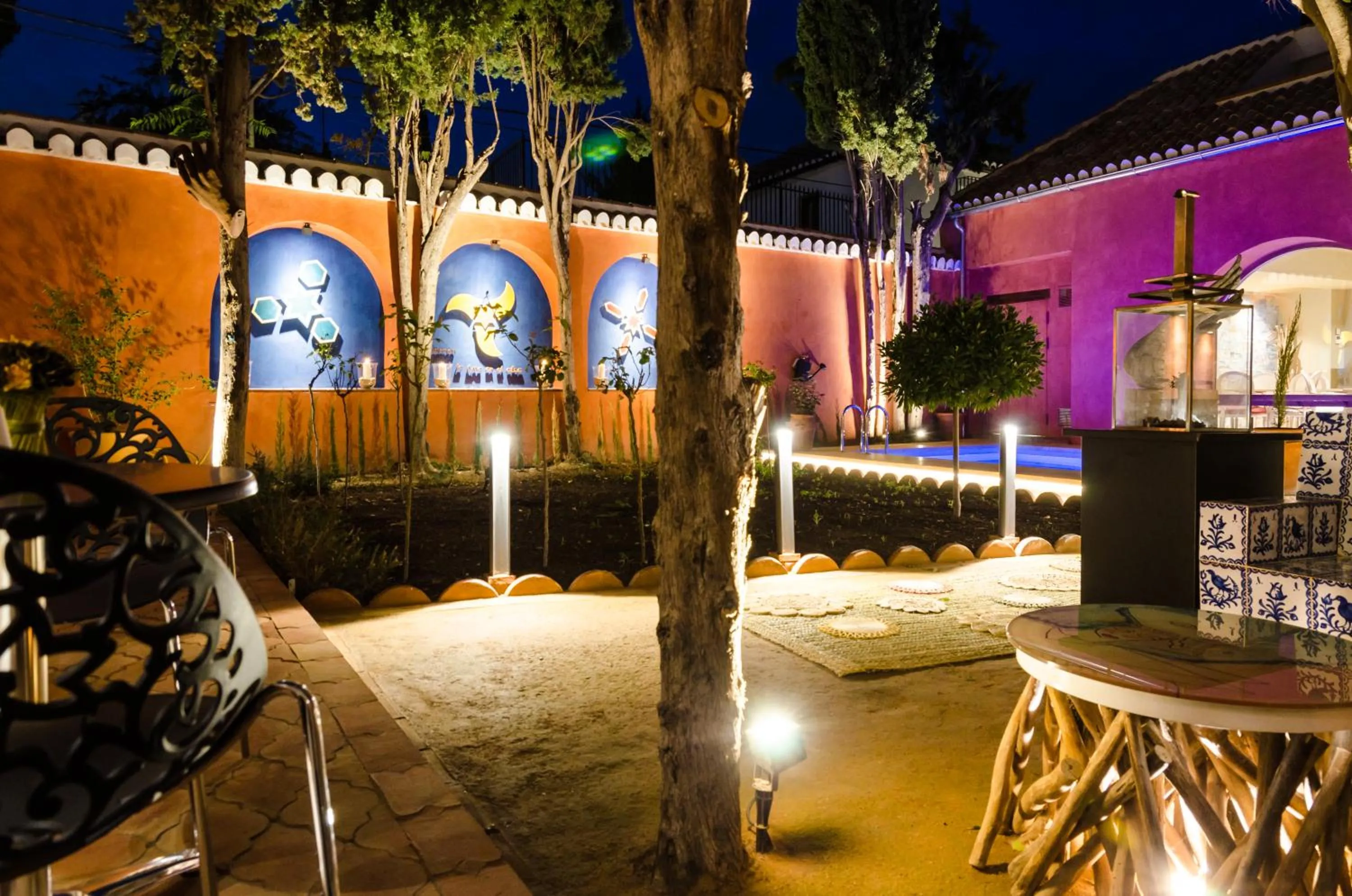 Patio in Alojamiento con Encanto la Luna en el Alba