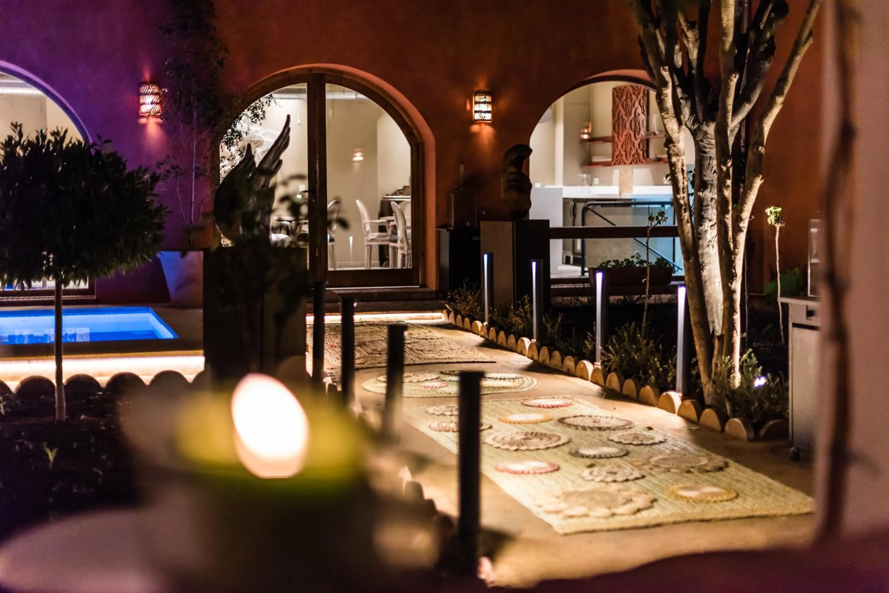 Patio in Alojamiento con Encanto la Luna en el Alba