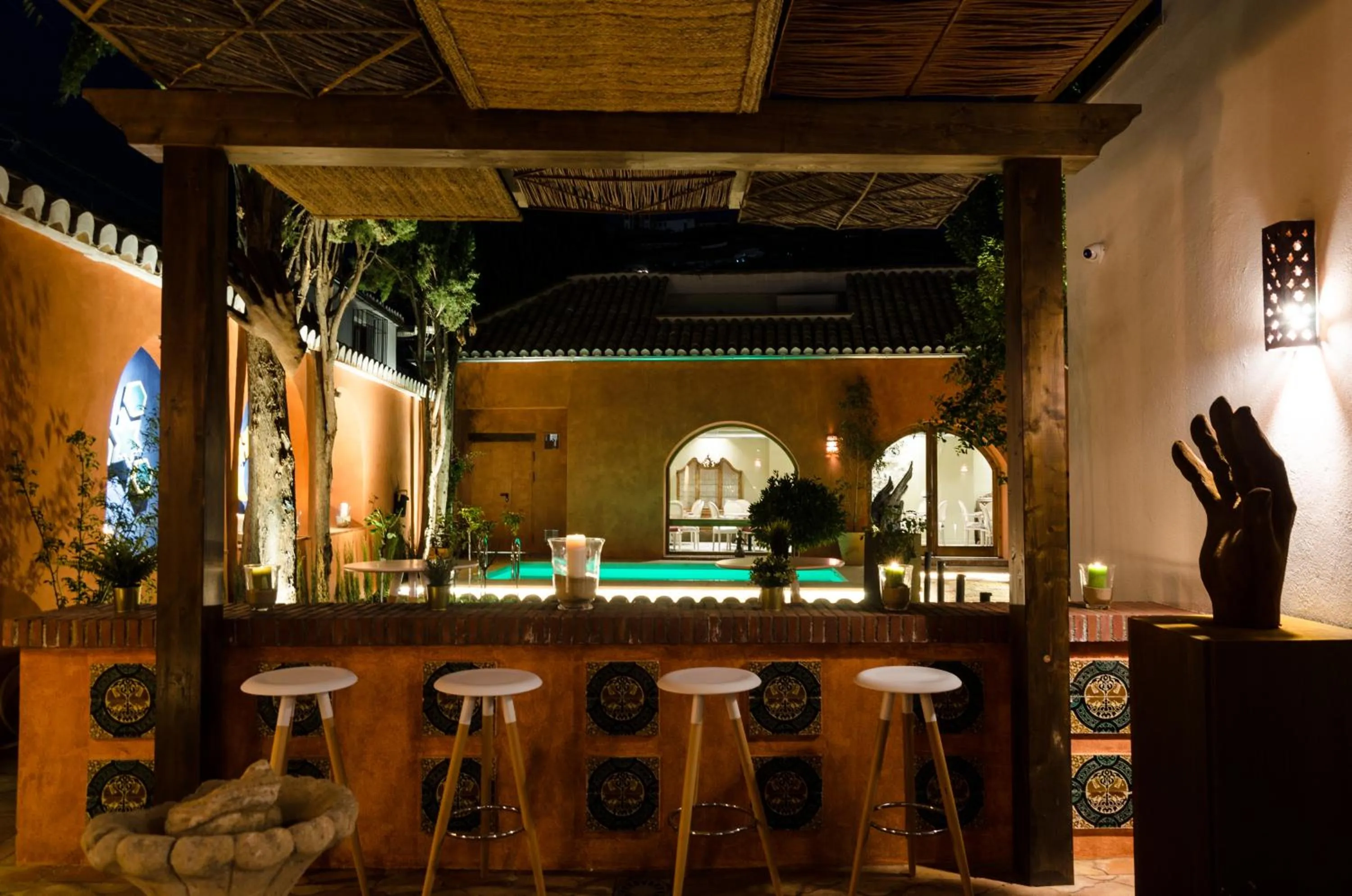 Patio in Alojamiento con Encanto la Luna en el Alba