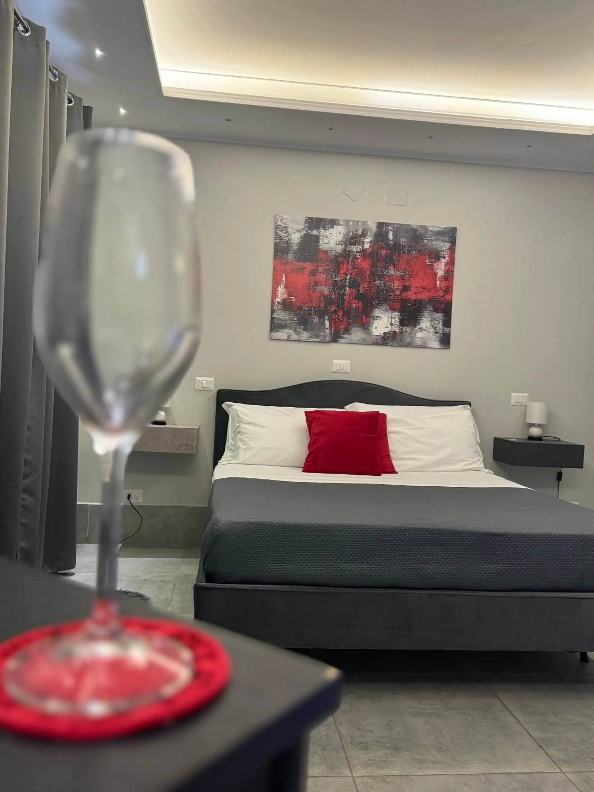 Bed in B&B Aquino in Terrazza