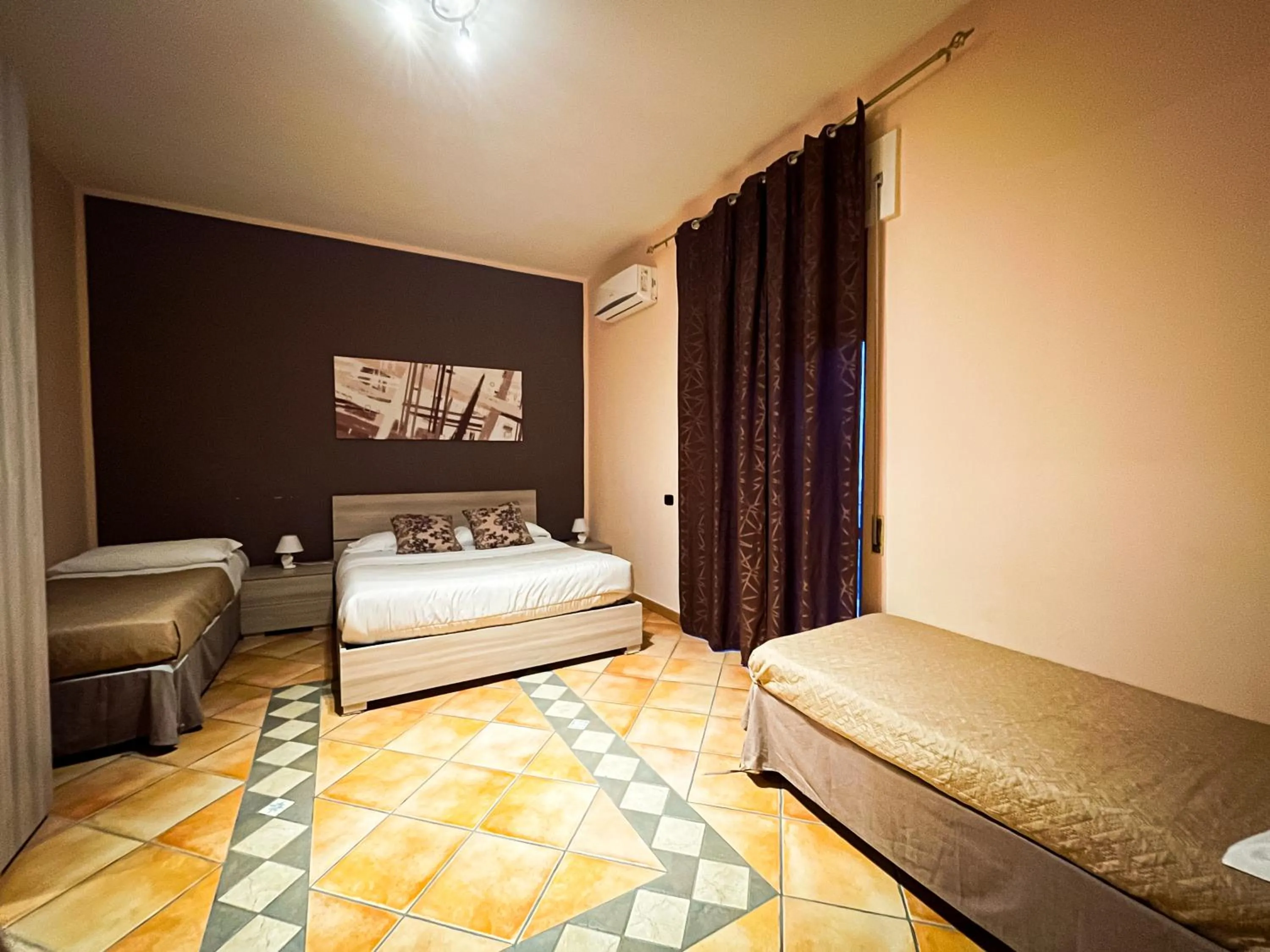 Bed in B&B Aquino in Terrazza