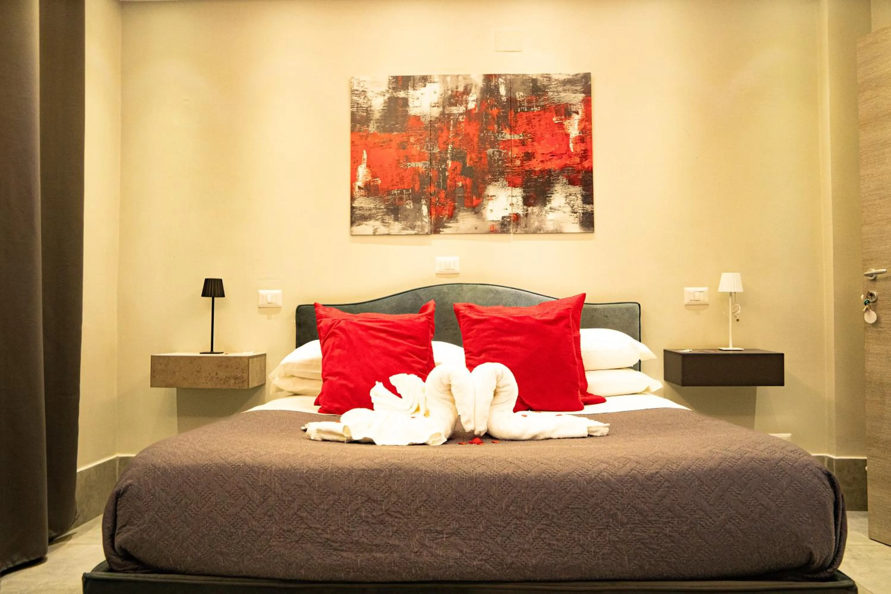 Bed in B&B Aquino in Terrazza