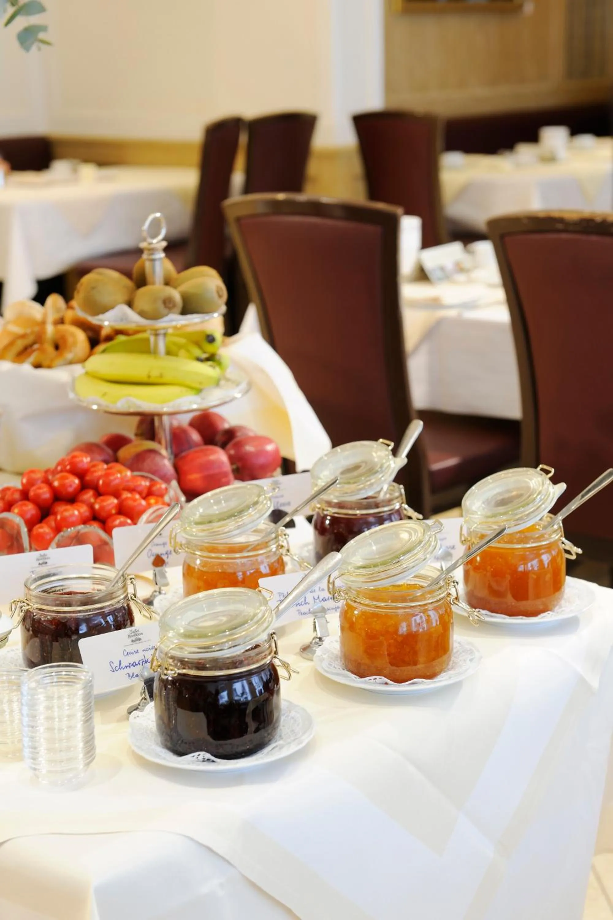 Food close-up in Hotel an der Oper