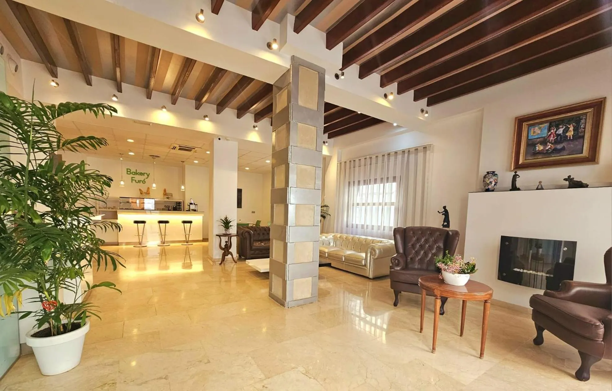 Lobby or reception in Hotel Clopy Rocamar