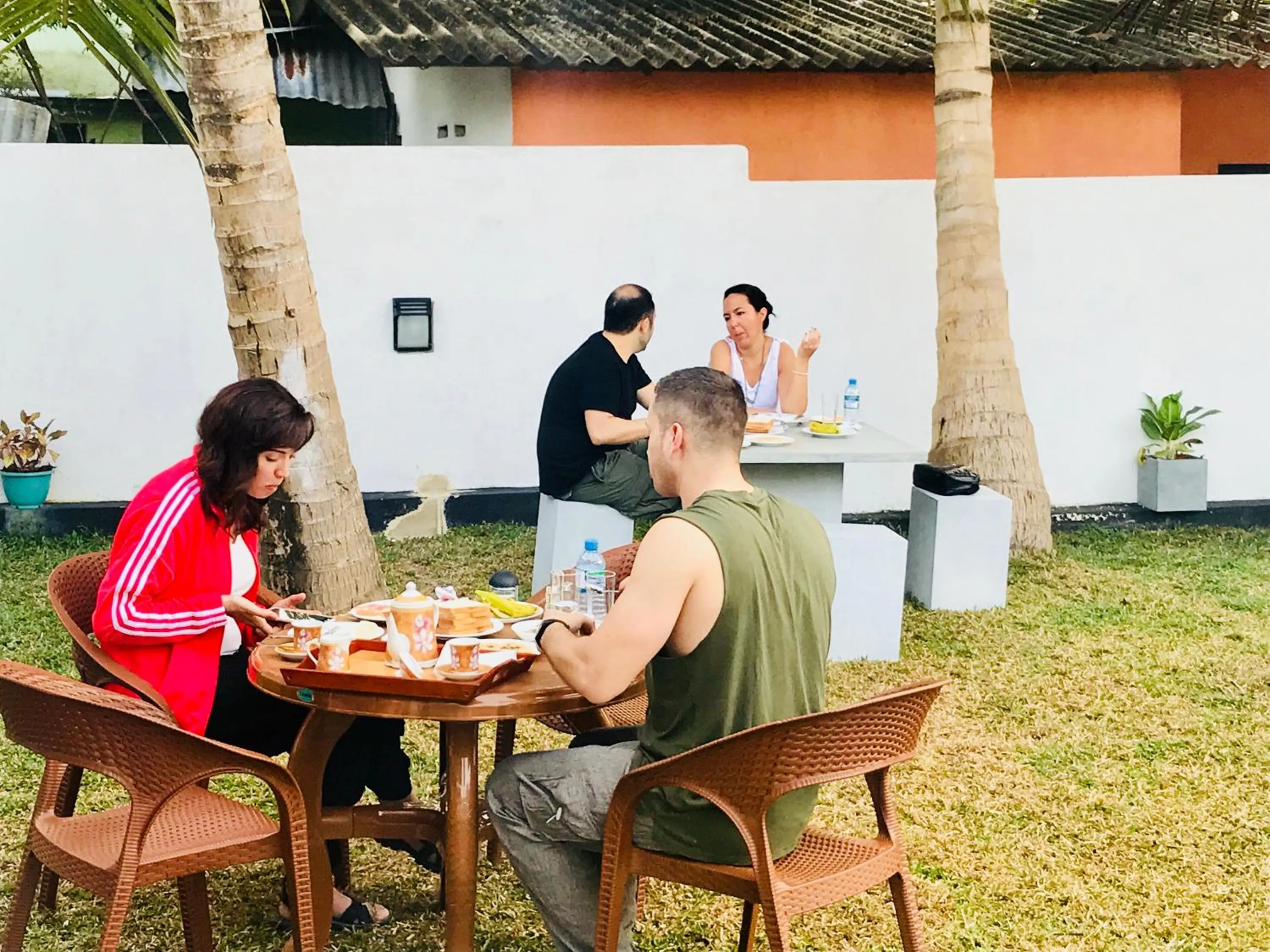 group of guests in White Villa Airport Transit Hotel