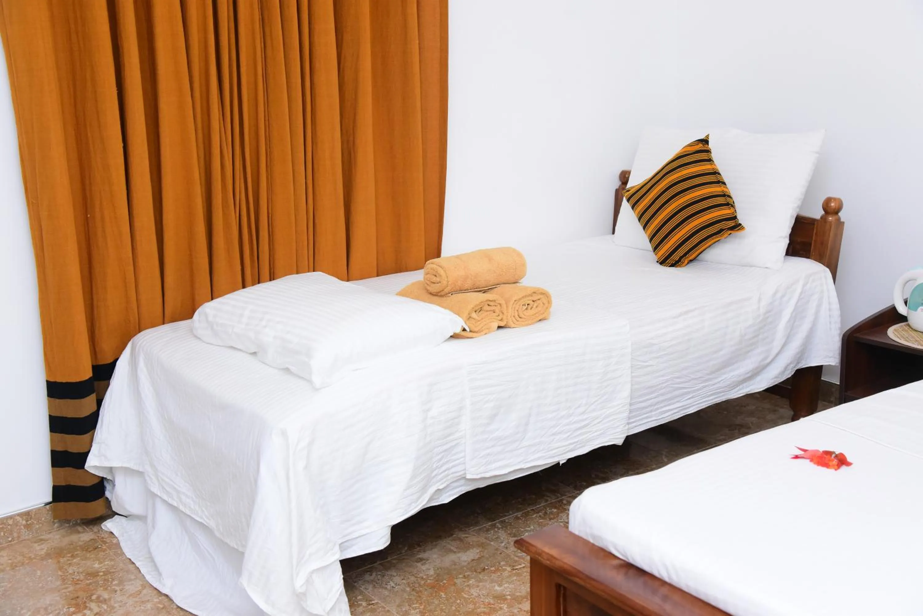 Bedroom, Bed in White Villa Airport Transit Hotel