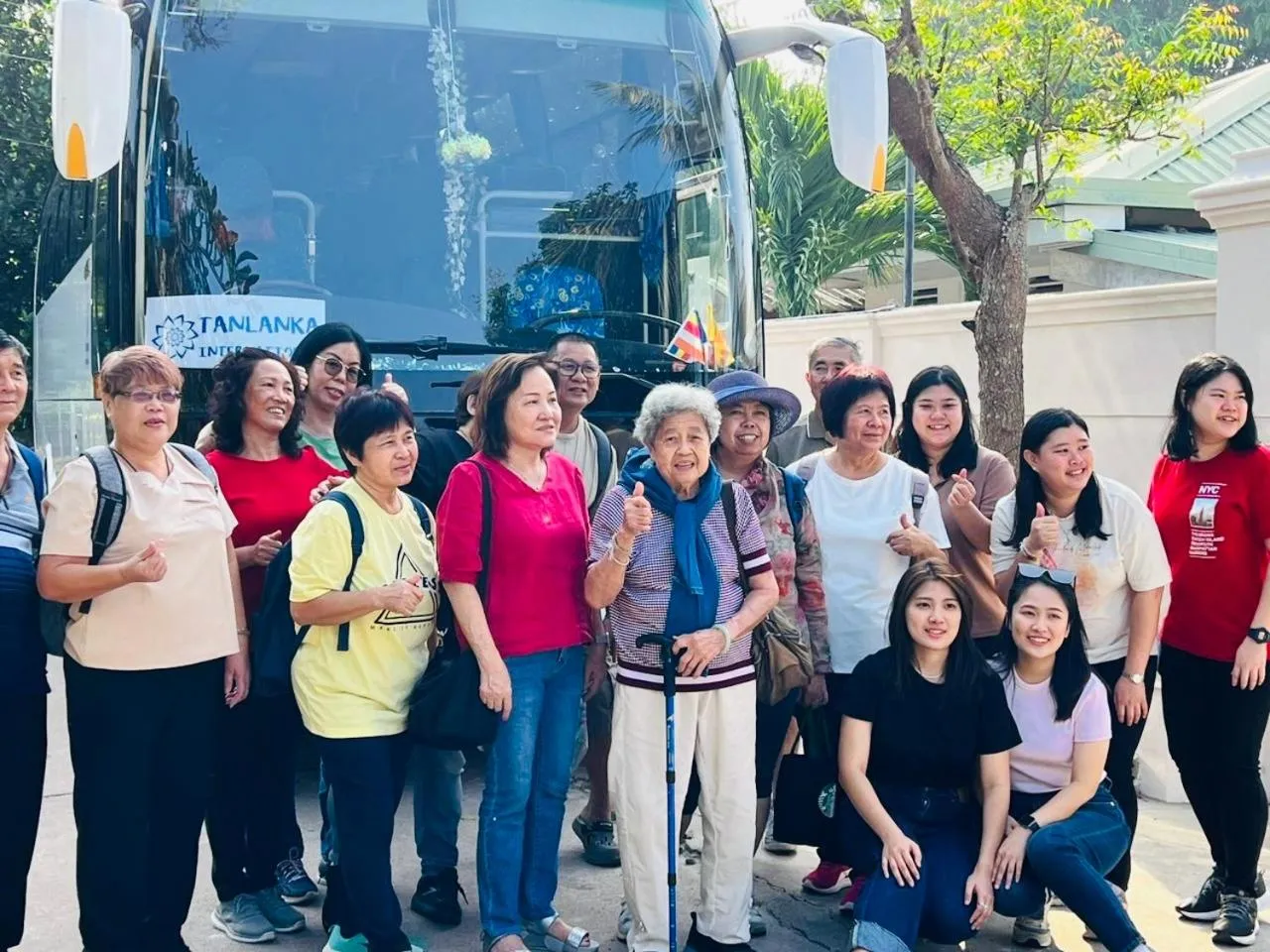 group of guests in White Villa Airport Transit Hotel