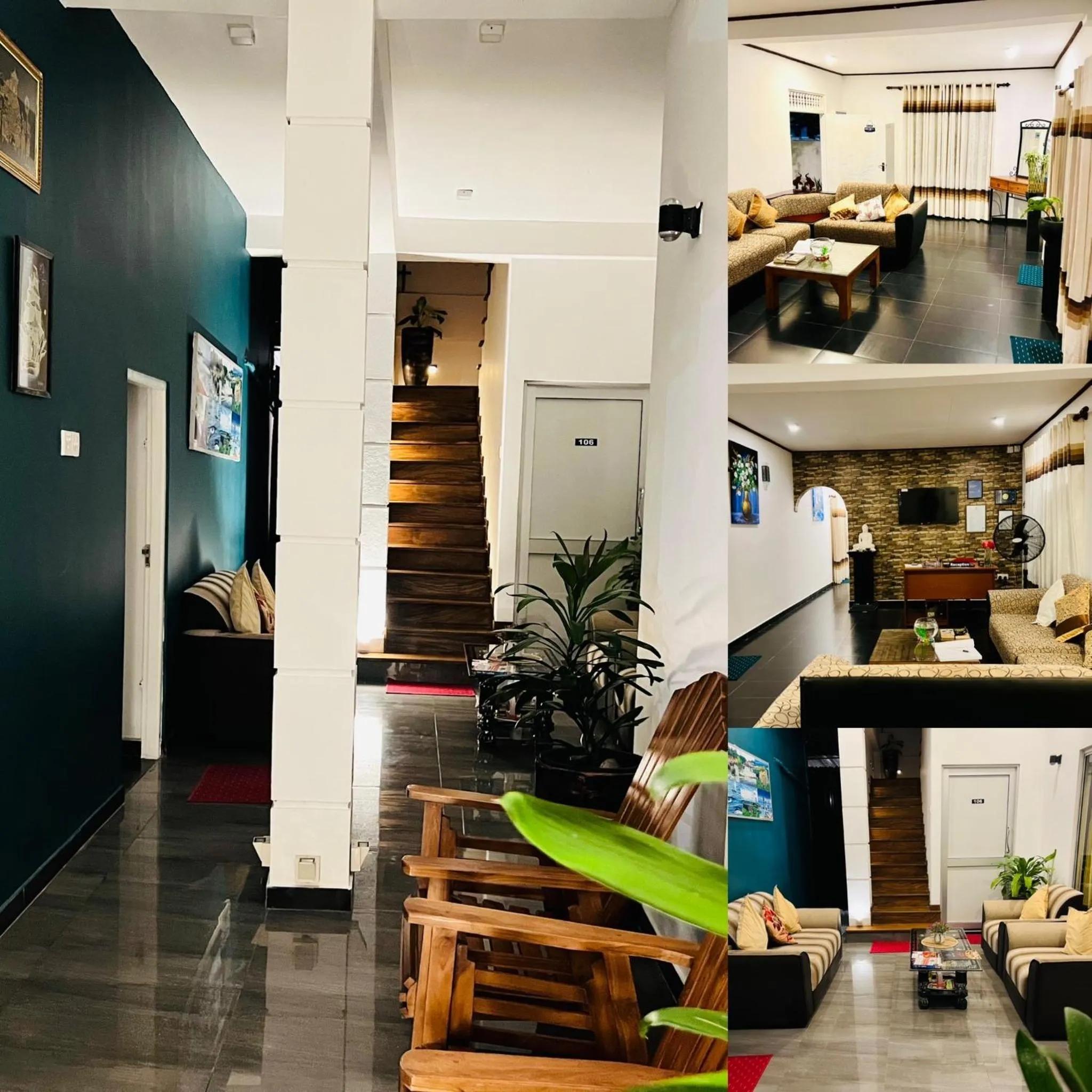 Living room in White Villa Airport Transit Hotel