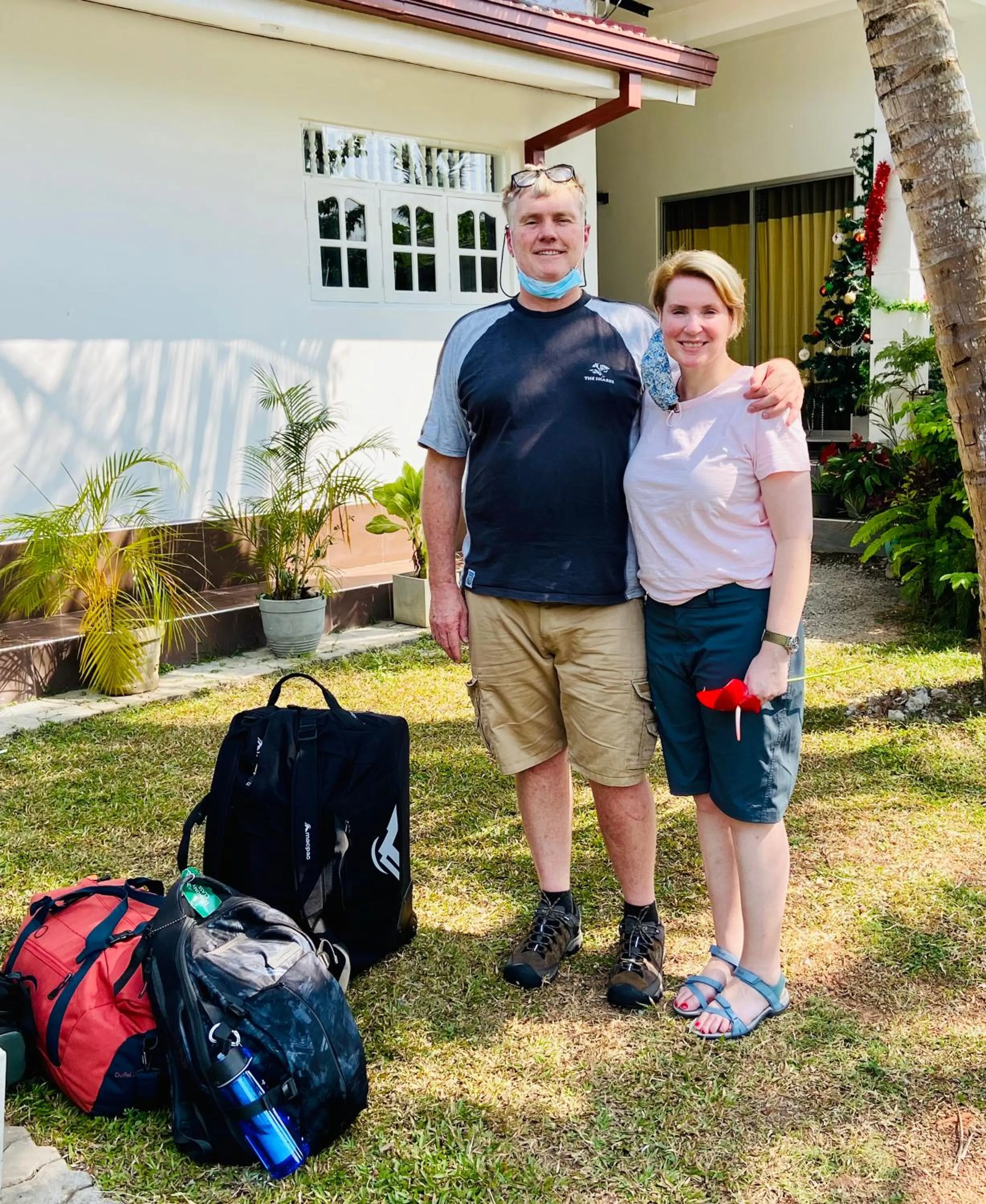 People in White Villa Airport Transit Hotel