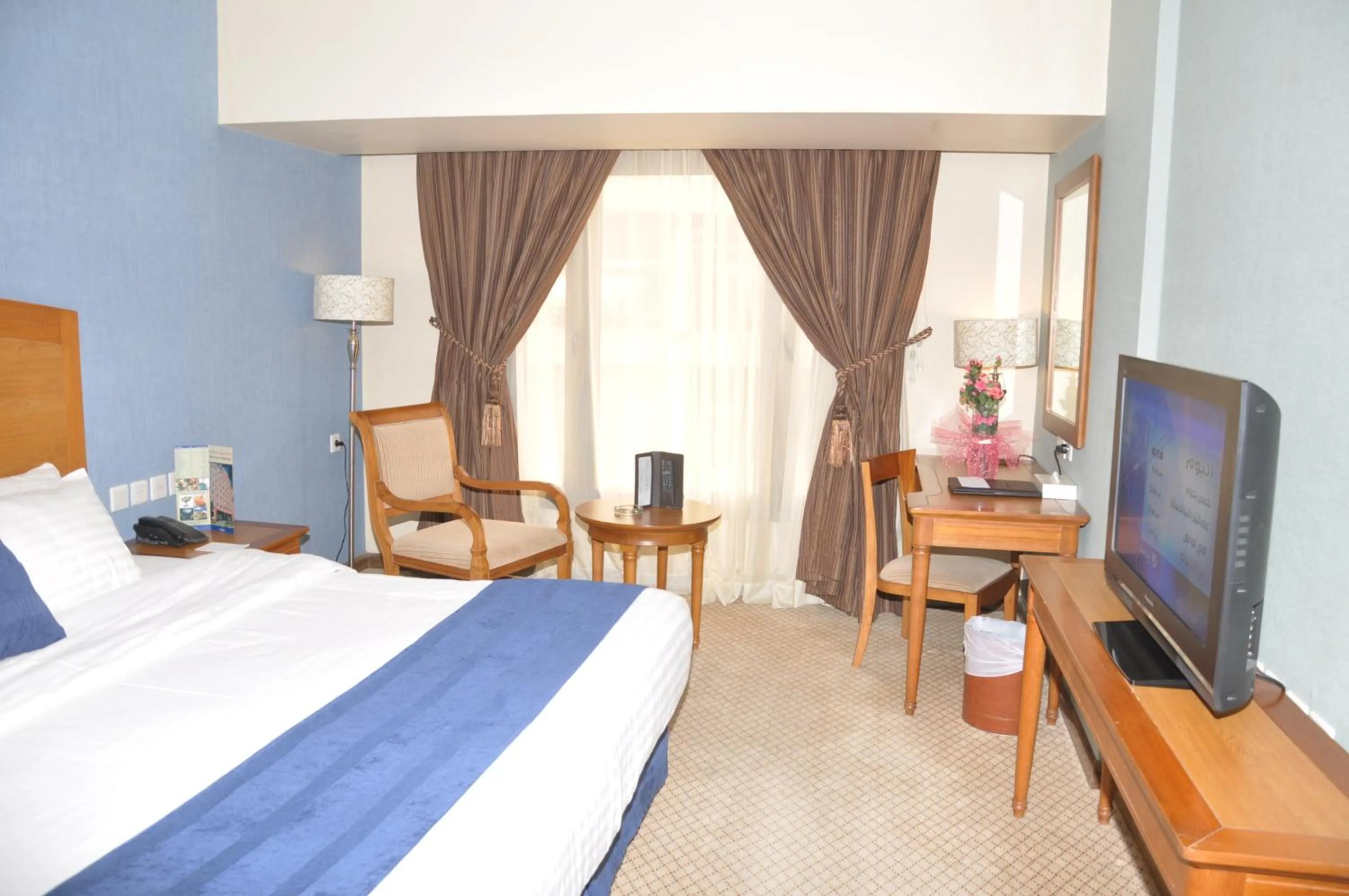 Decorative detail, Bed in Reef Al Malaz International Hotel by Al Azmy