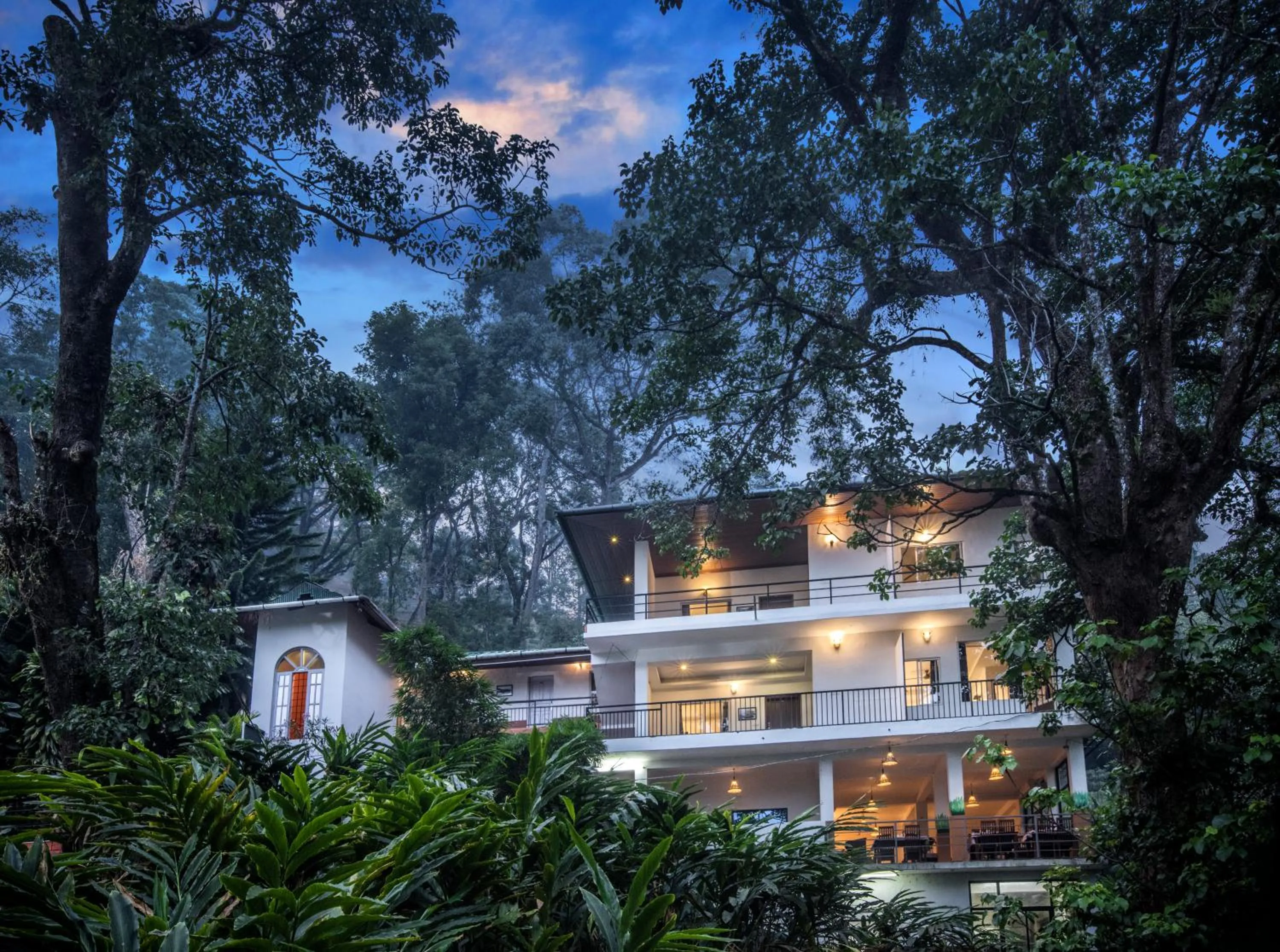 Property building in Spice Jungle Resort