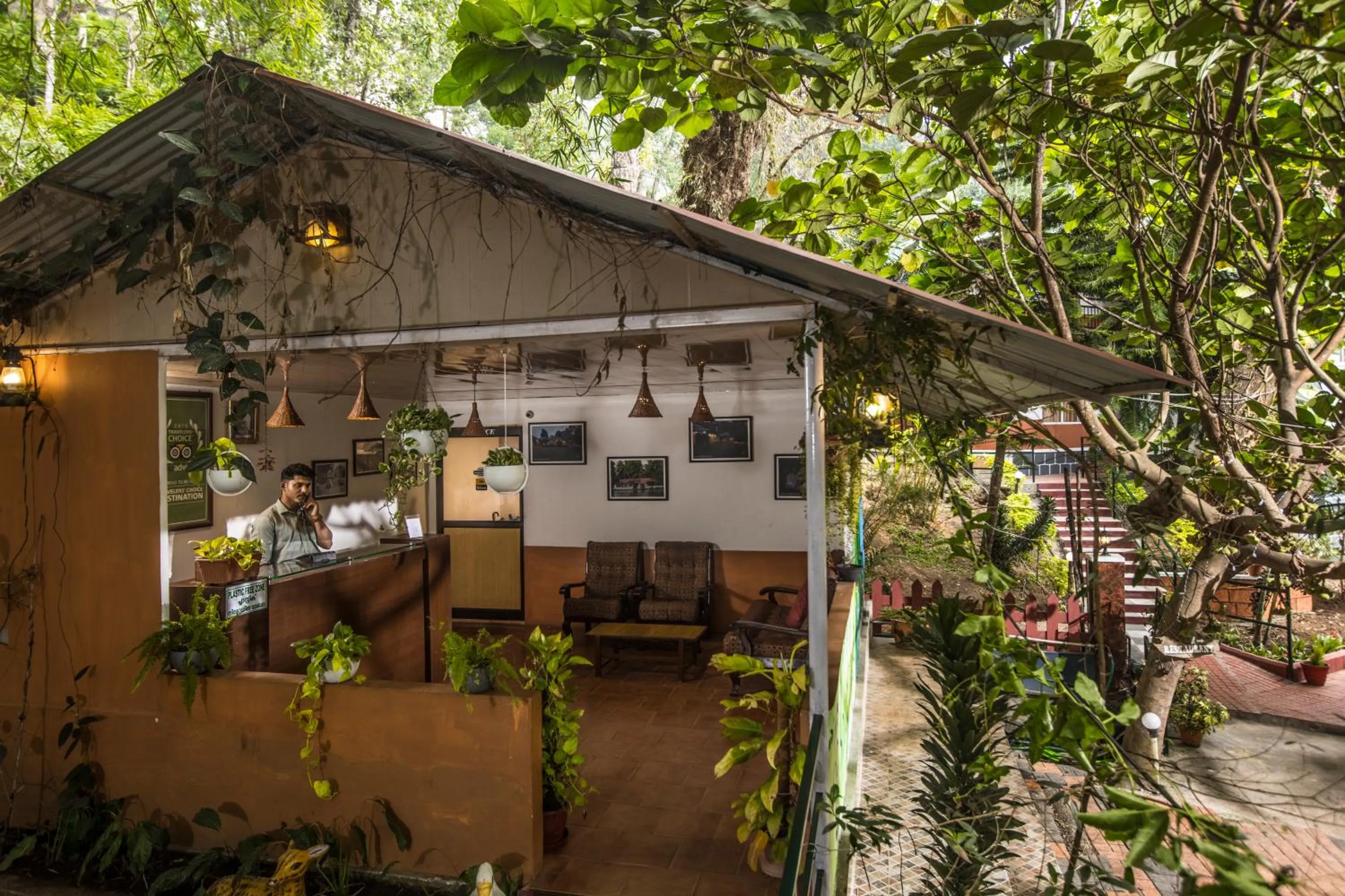 Facade/entrance in Spice Jungle Resort