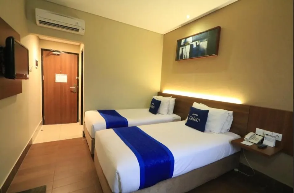 Bed in Dafam Hotel Cilacap