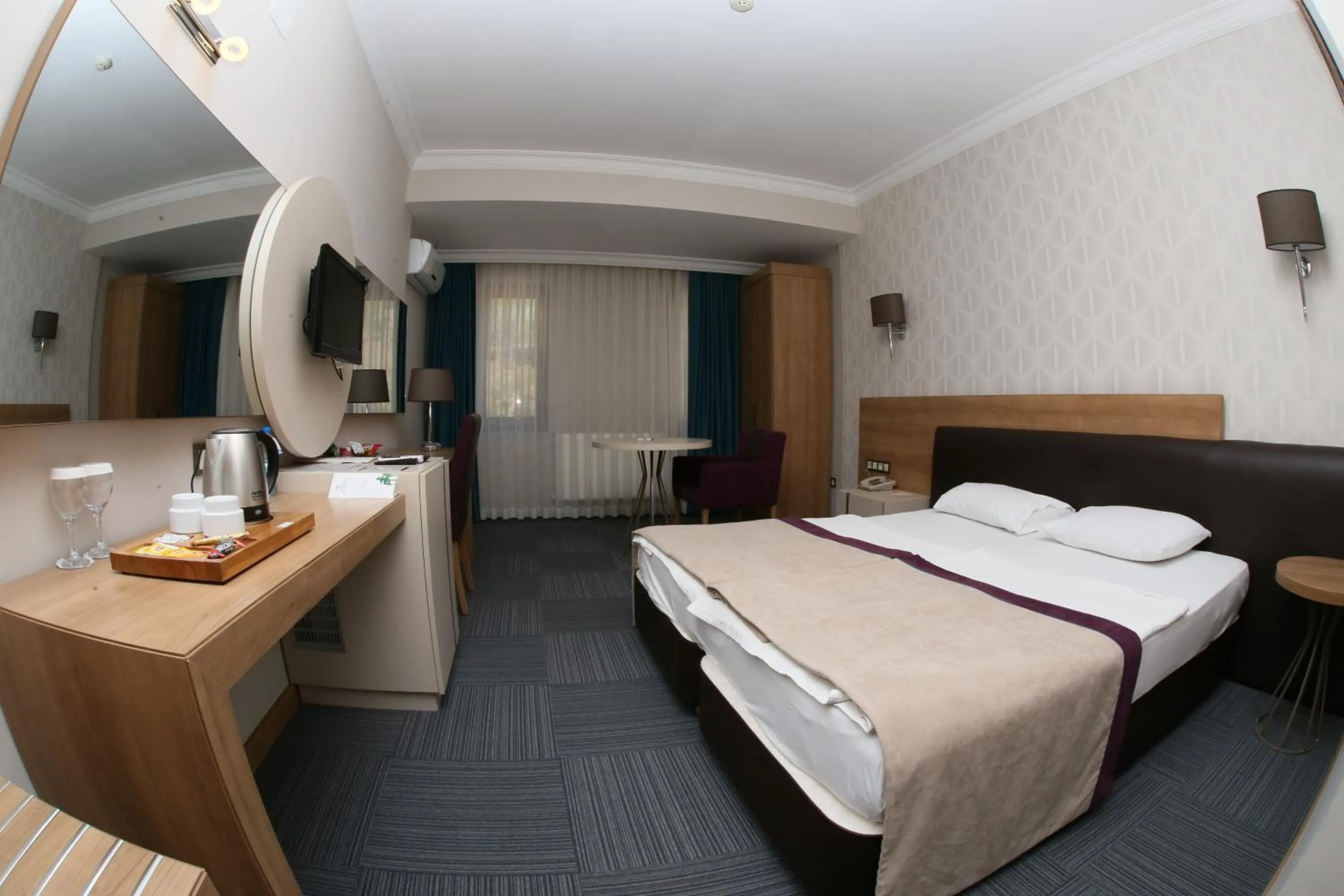 Photo of the whole room, Bed in Spilos Hotel