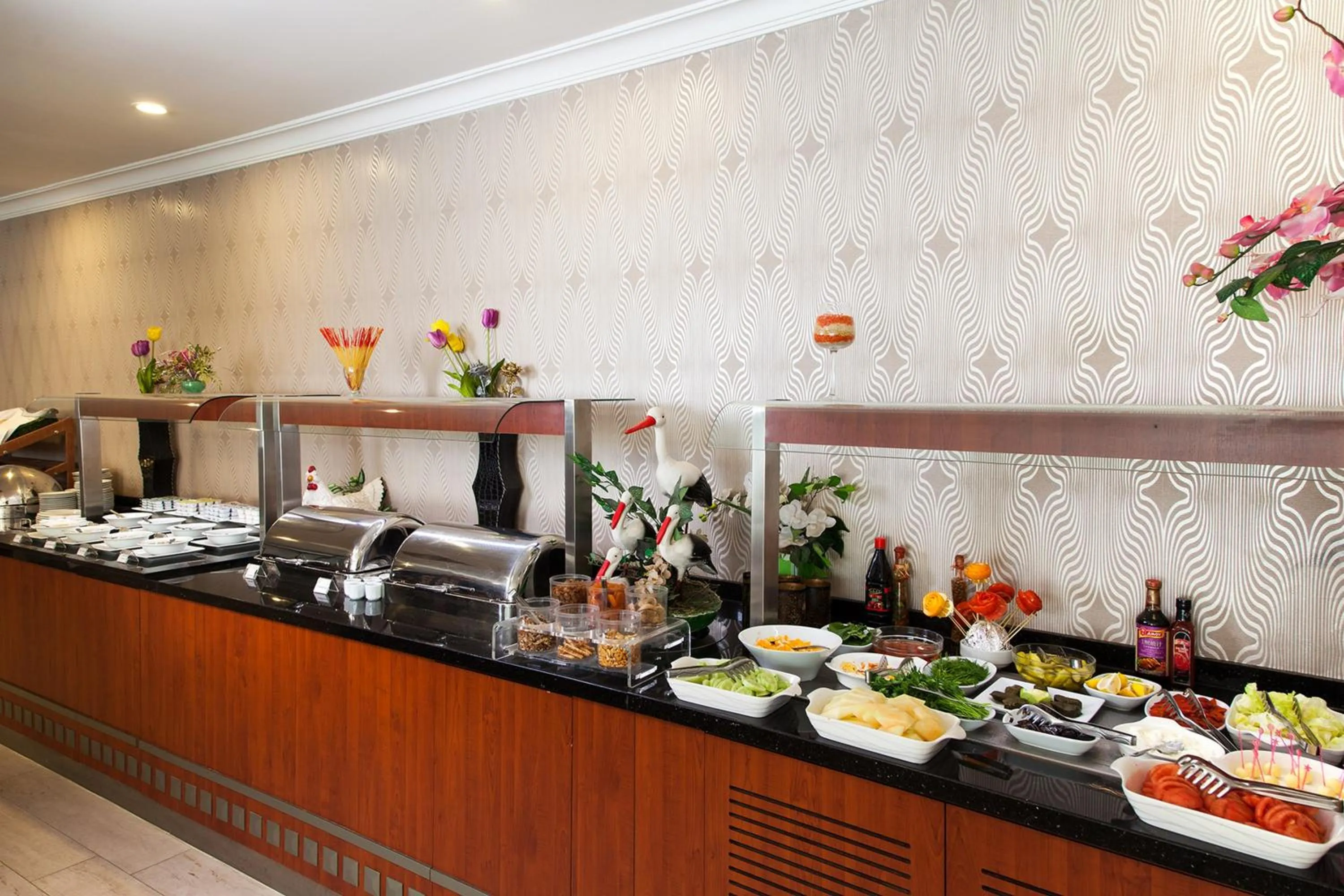 Buffet breakfast in Spilos Hotel