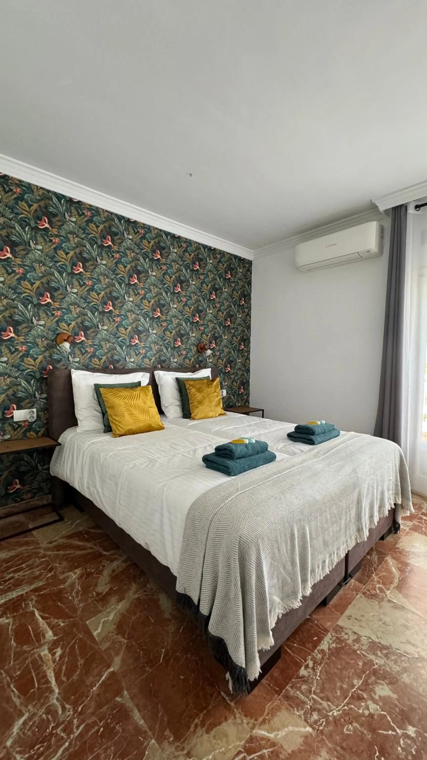 towels, Bed in Villa Mañana