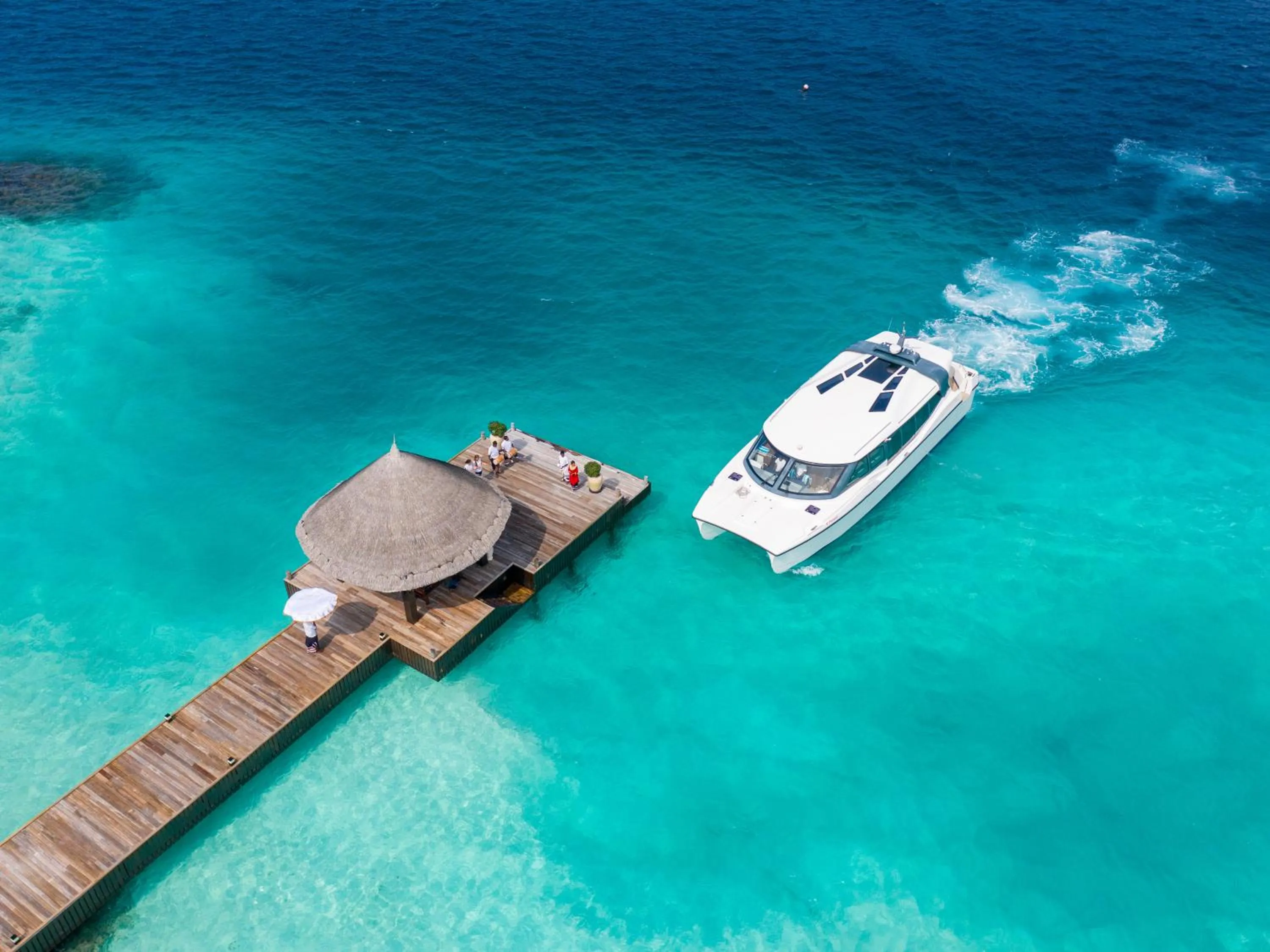 Bird's eye view in OZEN RESERVE BOLIFUSHI - Luxury All Inclusive with Free Transfers