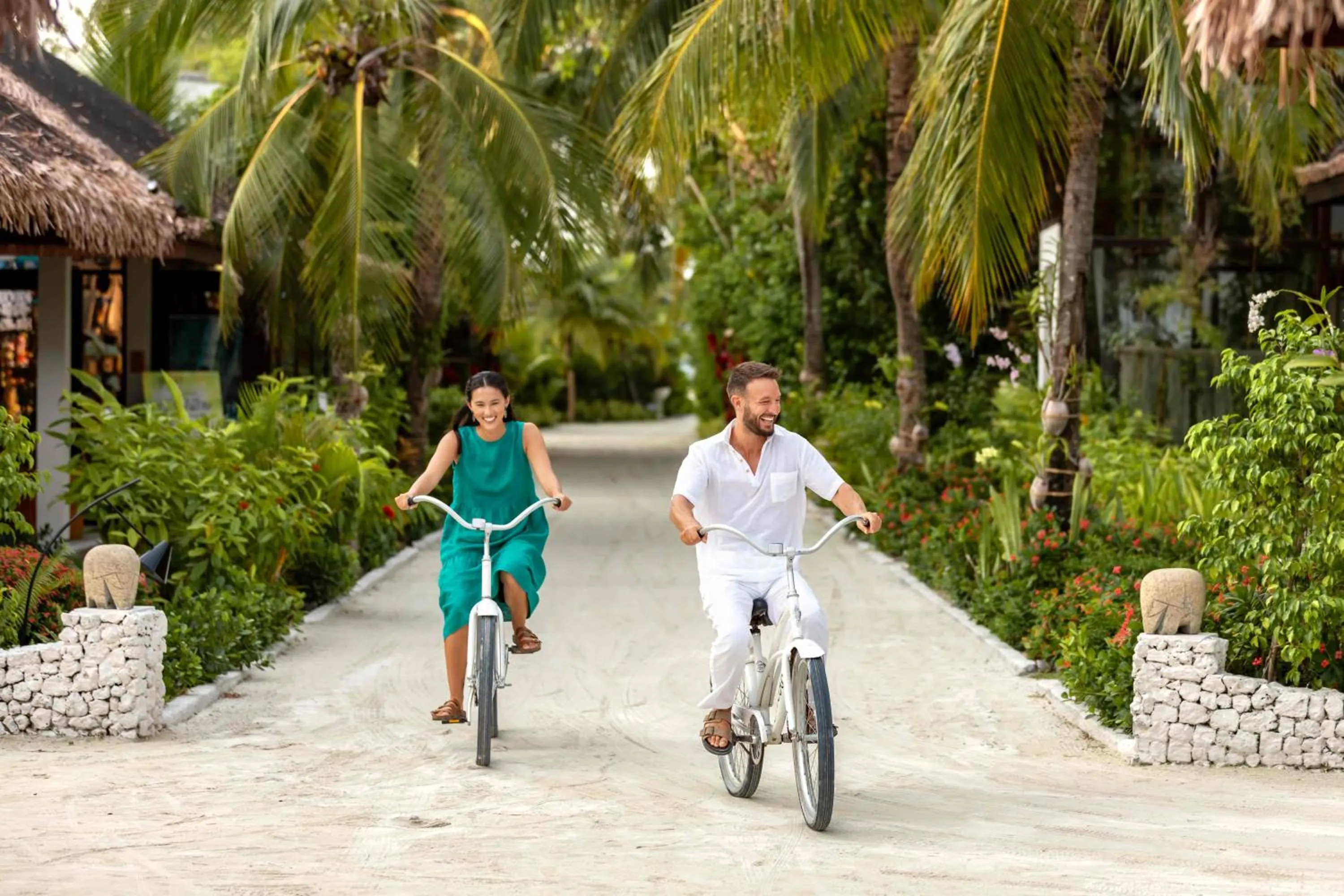 Cycling in OZEN RESERVE BOLIFUSHI - Luxury All Inclusive with Free Transfers