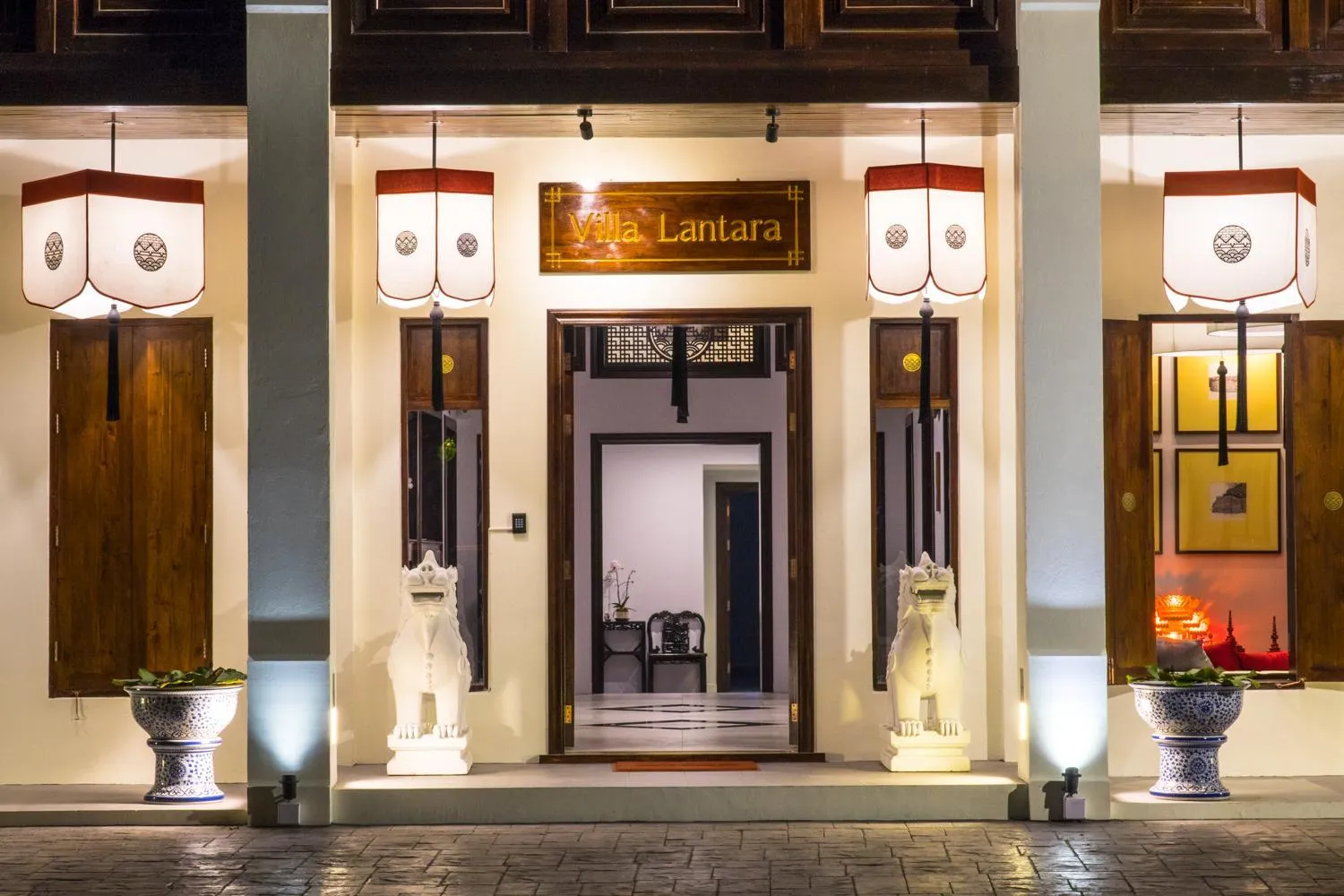 Facade/entrance in Villa Lantara Chiangmai