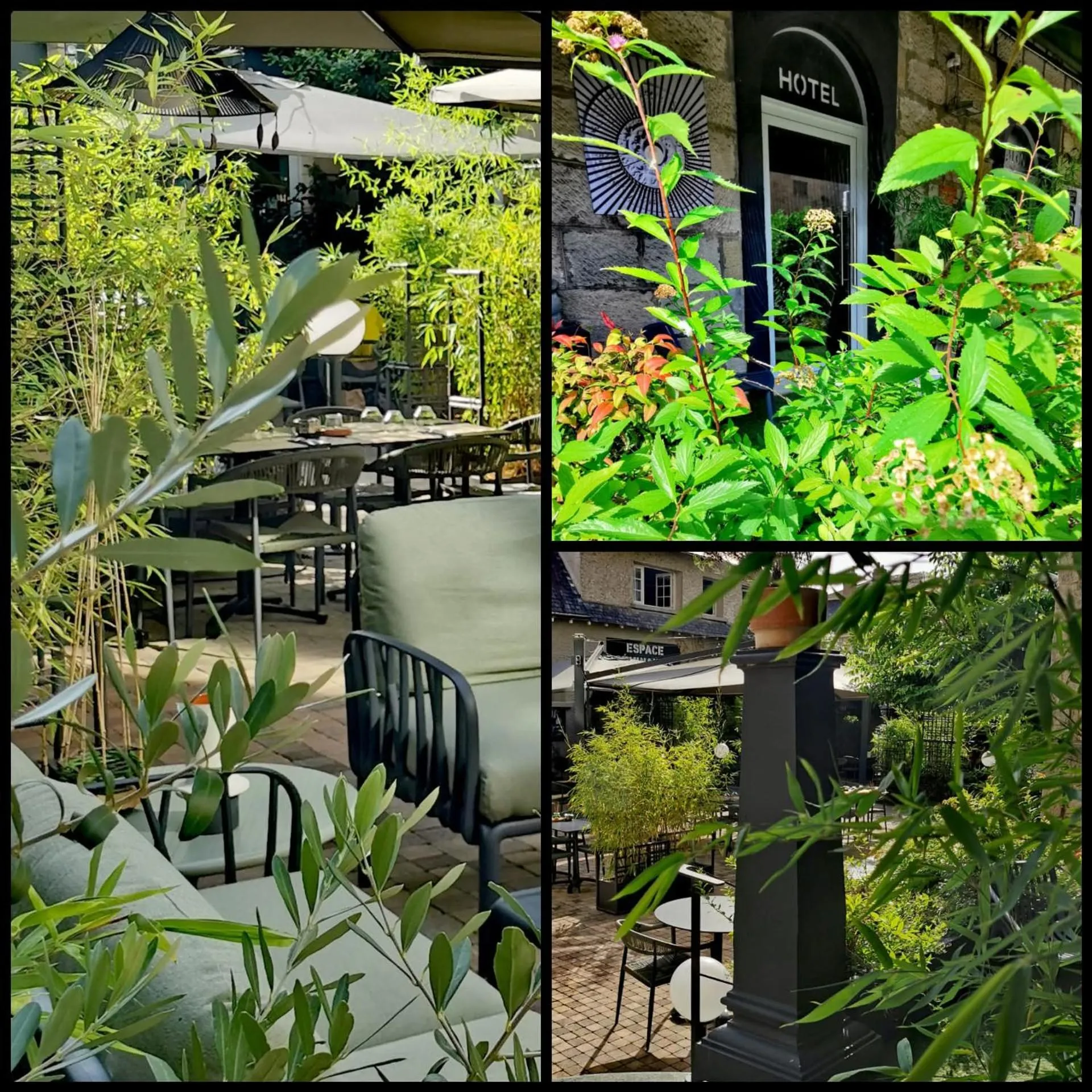 Patio in Grand Hôtel Brive