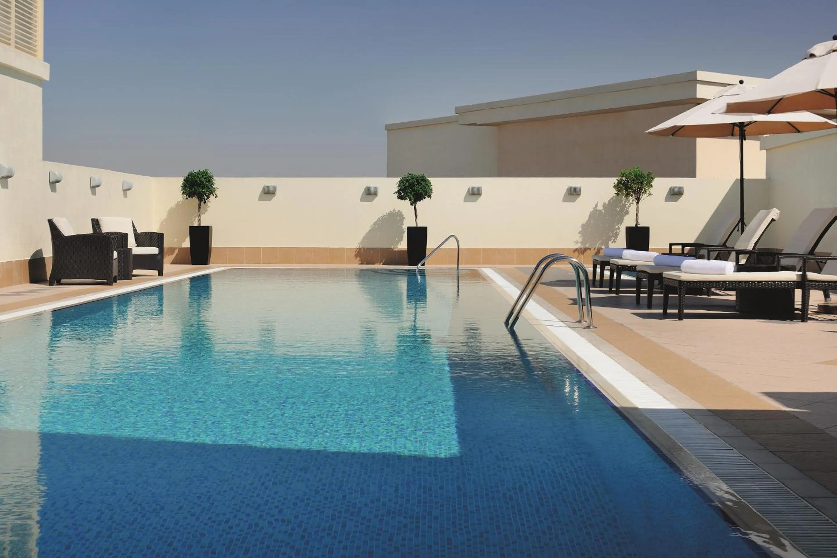 Swimming pool in Avani Deira Dubai Hotel