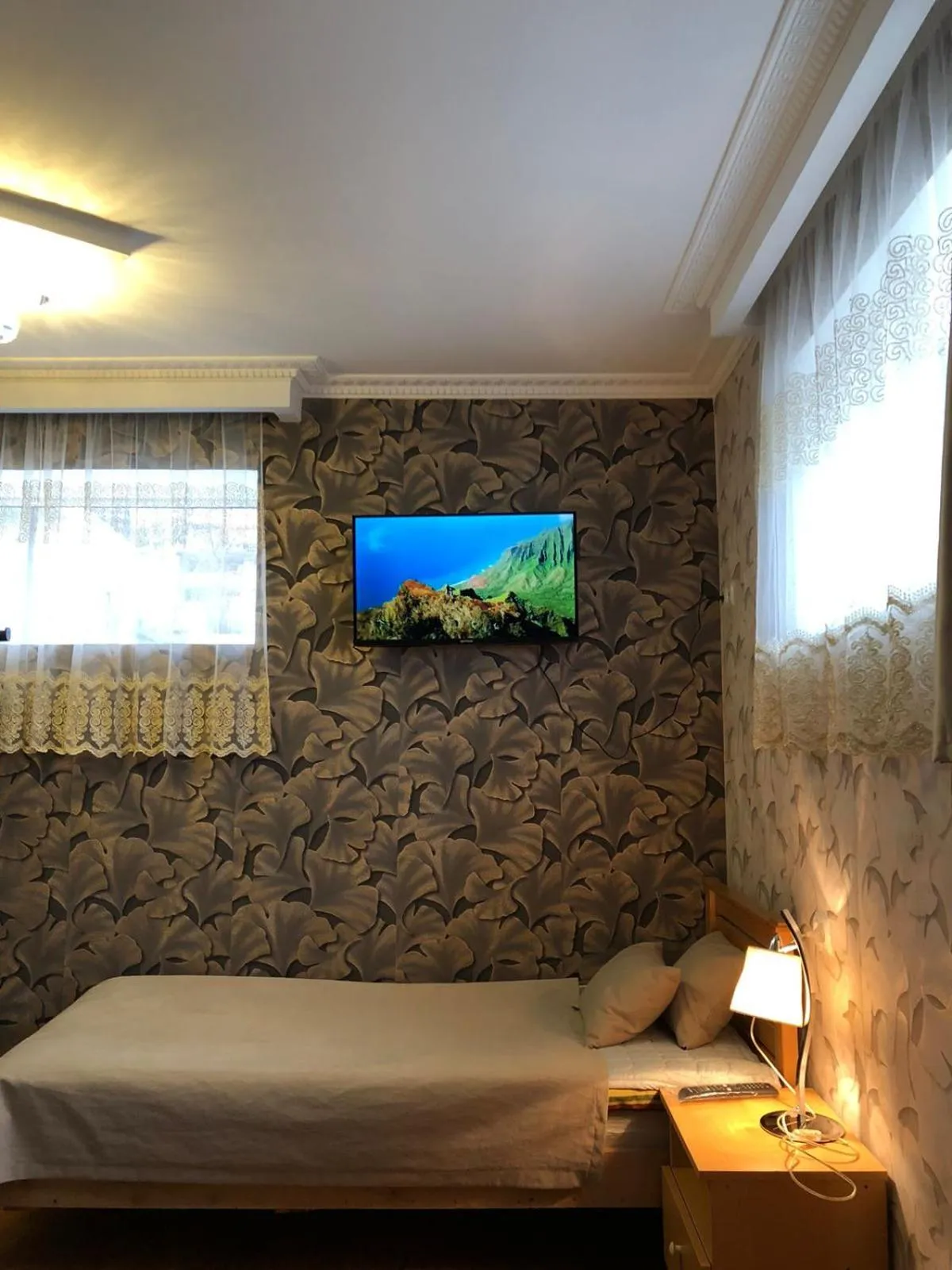 Bed in Guest House Elguja Qushashvili