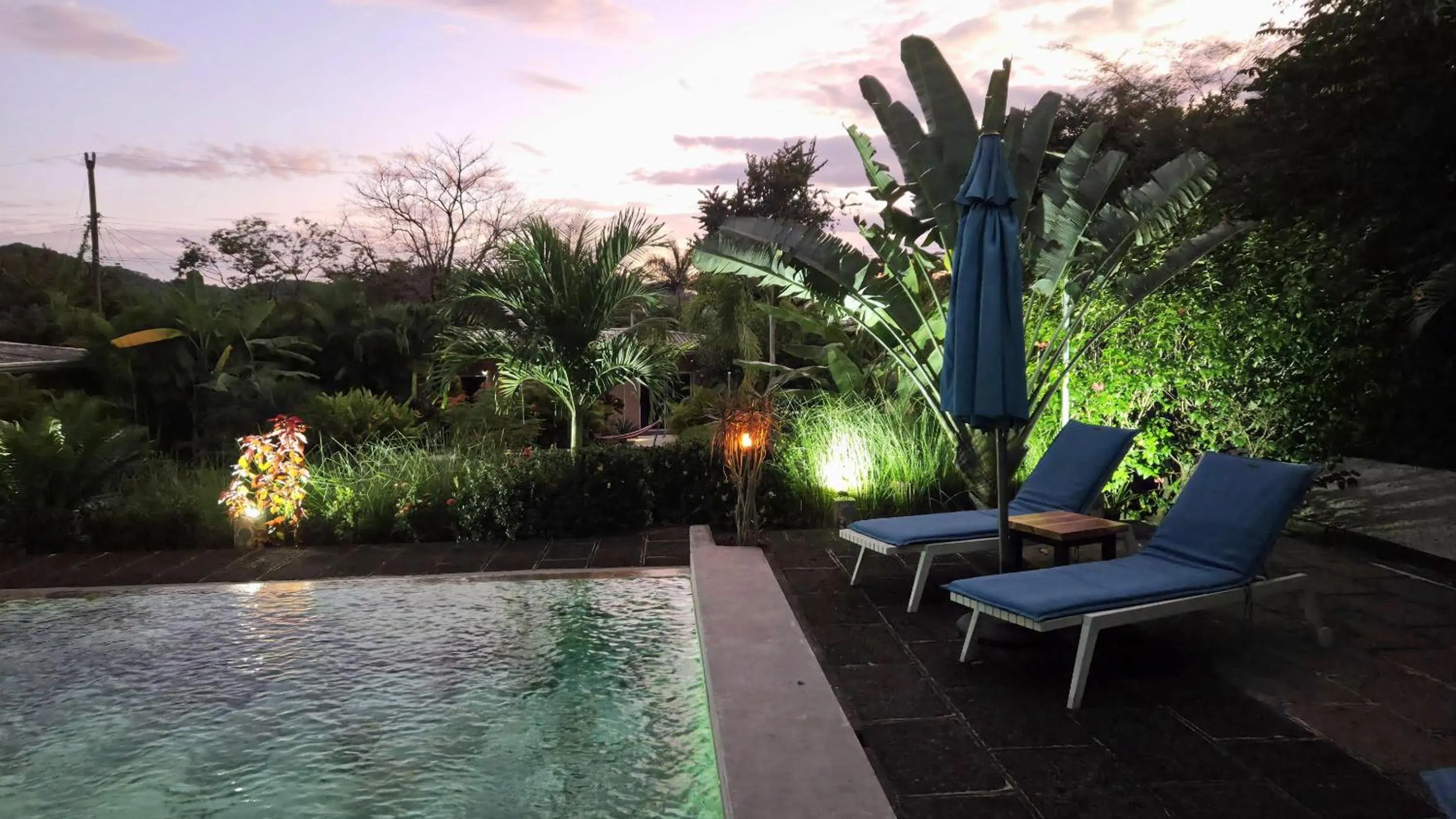 Pool view in Tee-K Lodge Tamarindo