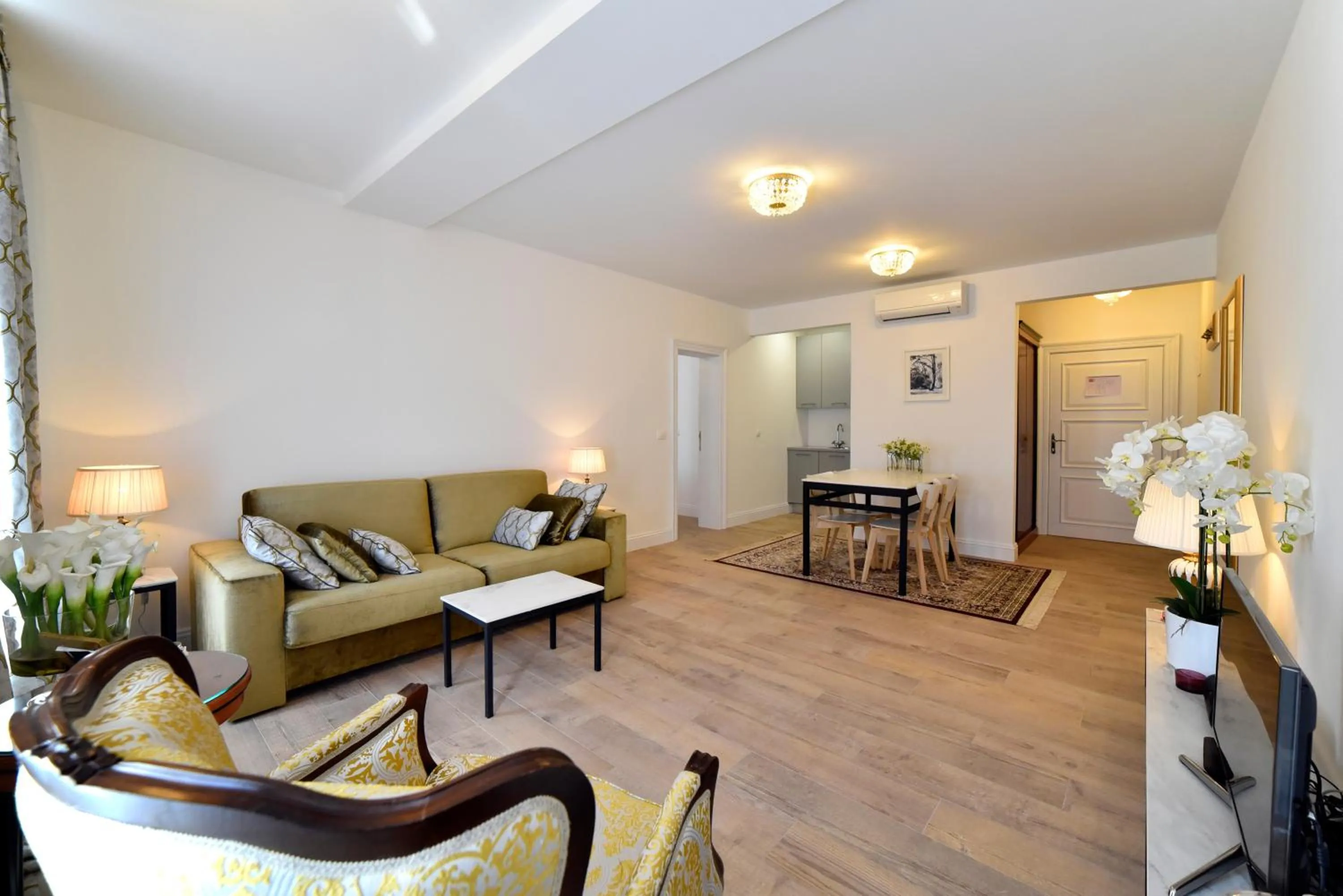 TV and multimedia in Manduša Heritage Apartments