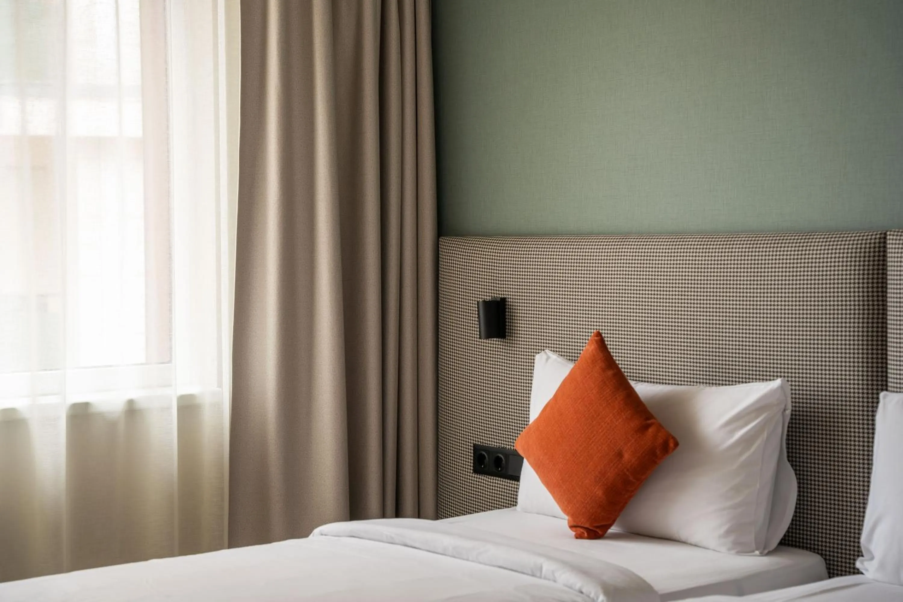 Decorative detail, Bed in Escala Hotel & Suites