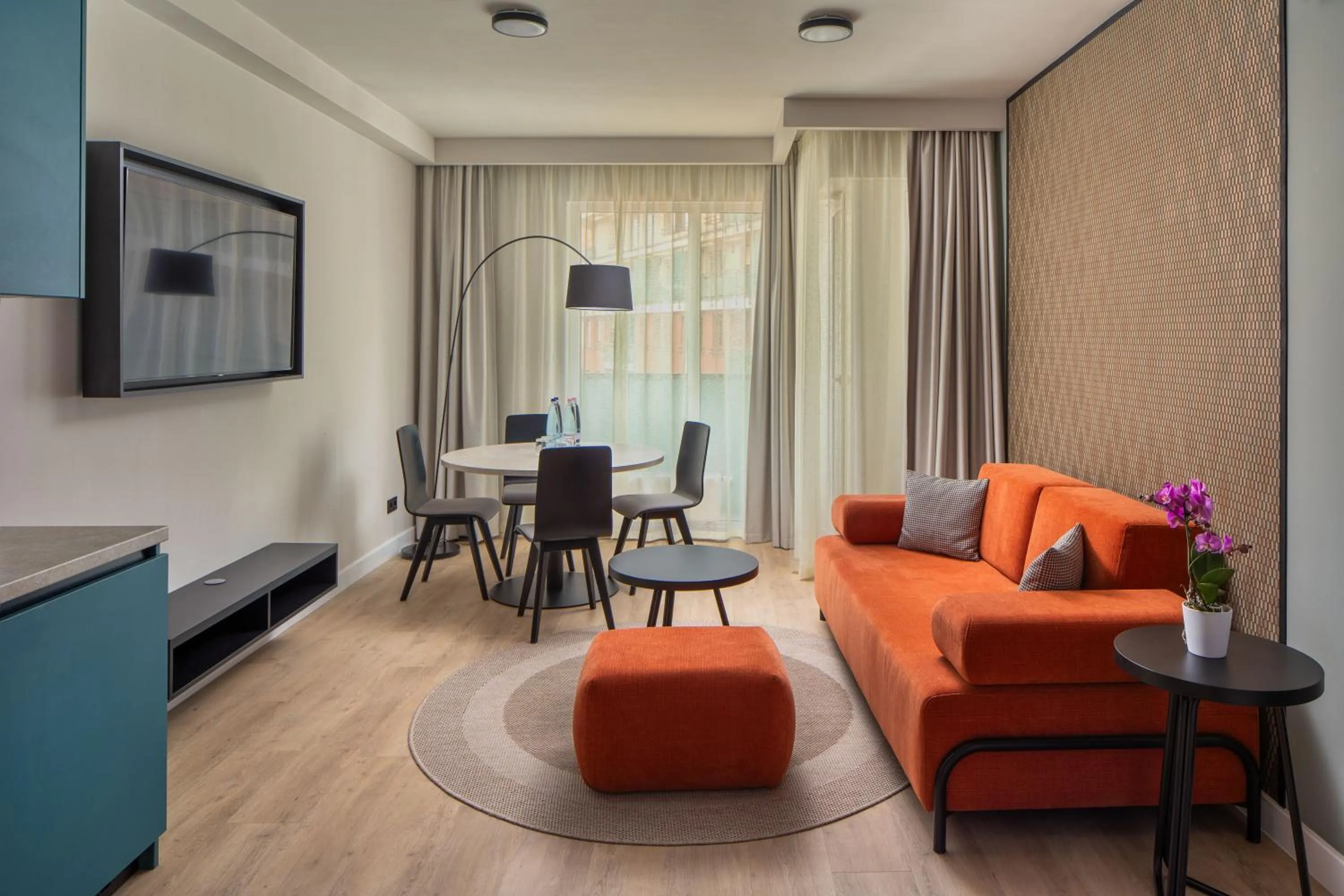 Living room in Escala Hotel & Suites