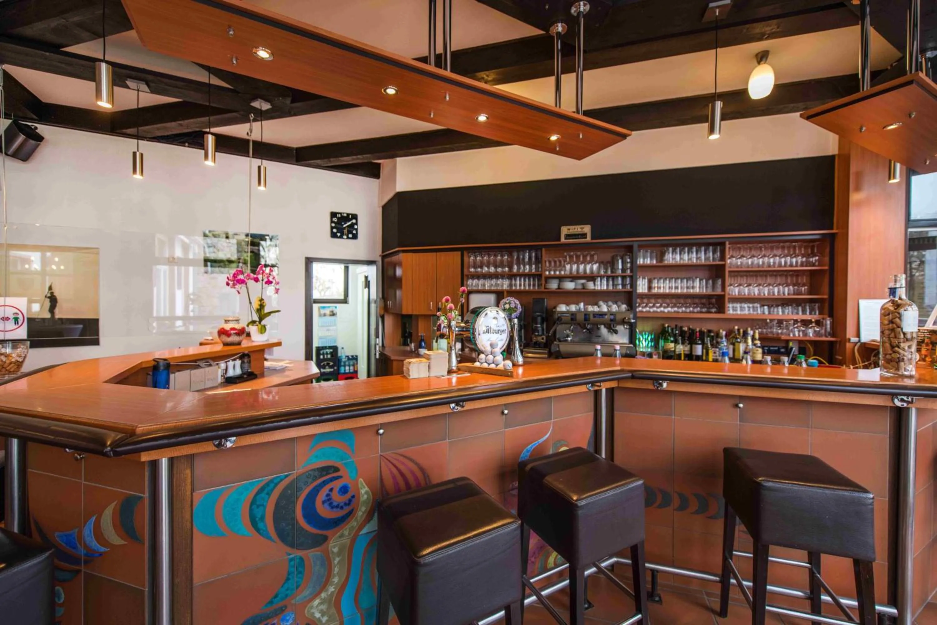 Lounge or bar in Golfhotel Denzerheide