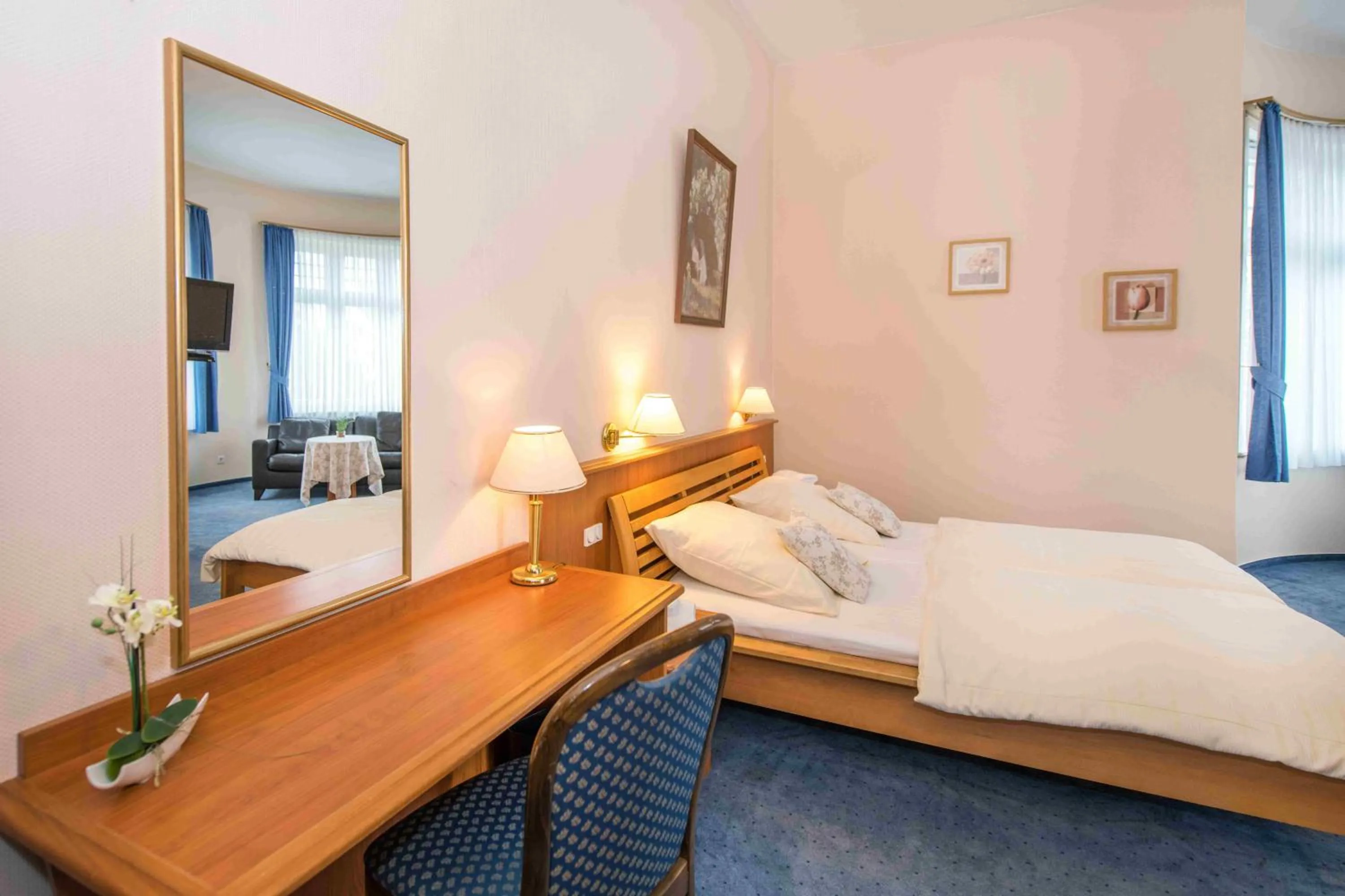 Bed in Golfhotel Denzerheide