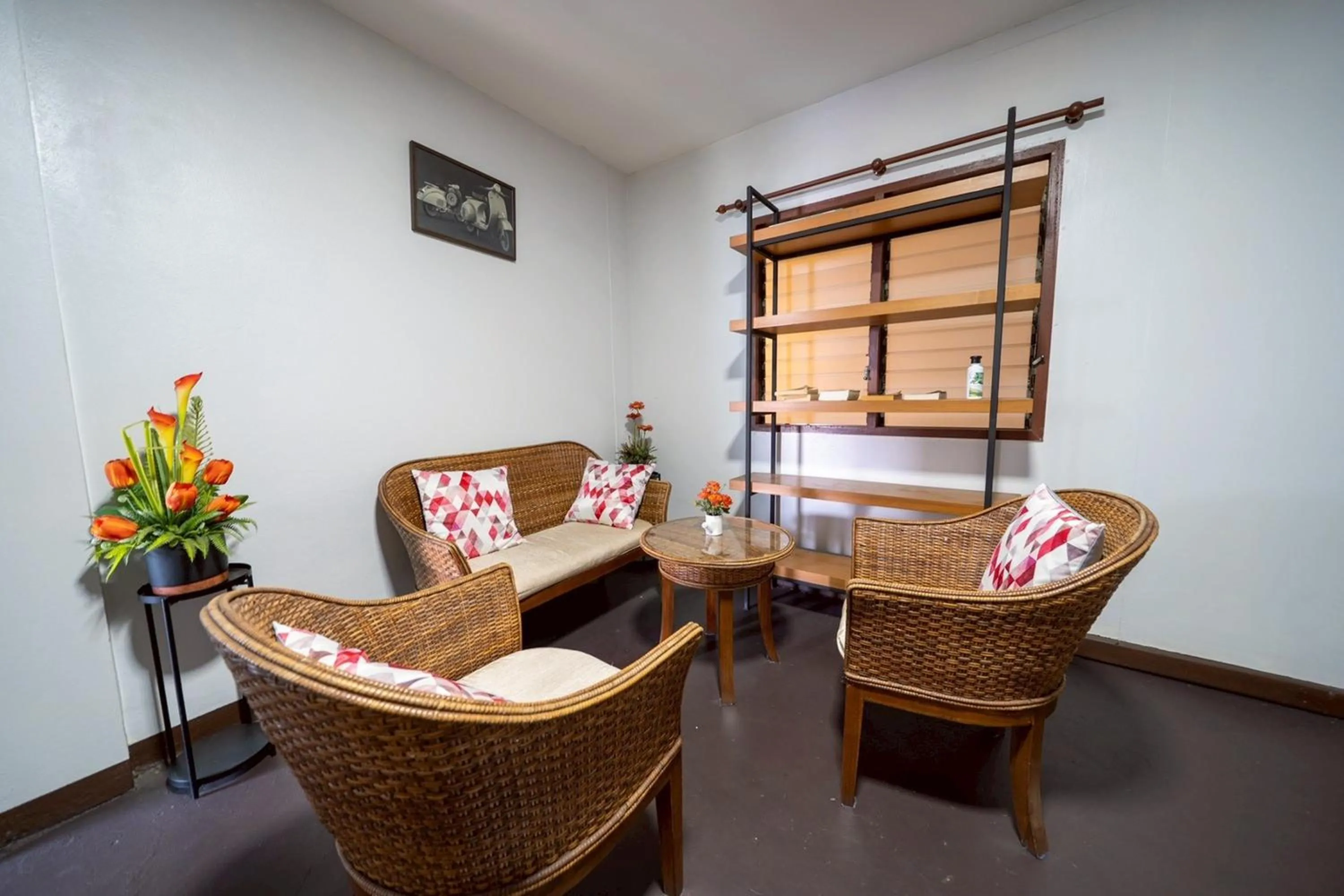 Seating area in Koenji Guest House & Bar Chiang Mai