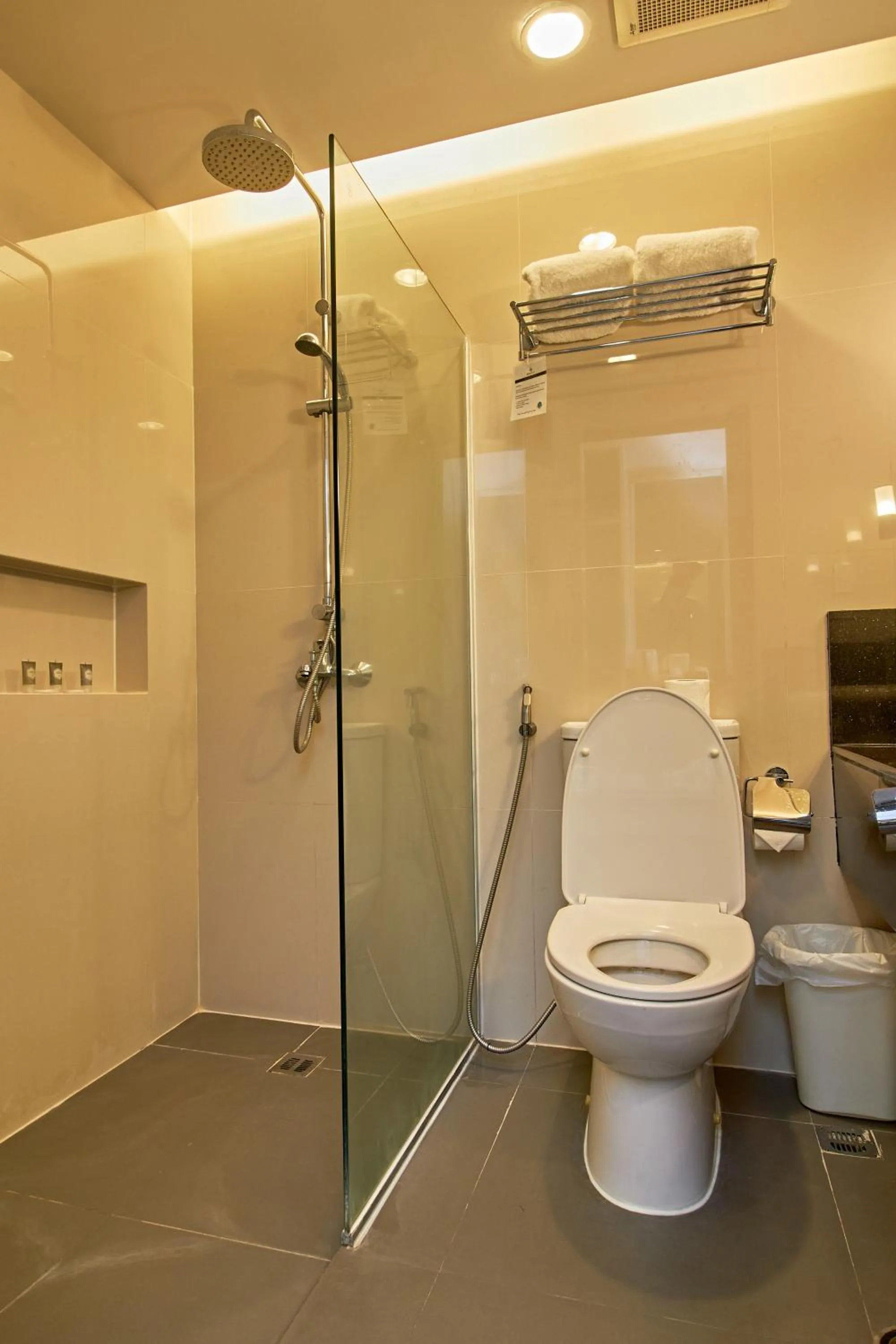 Toilet in Cebu Hotel Plus