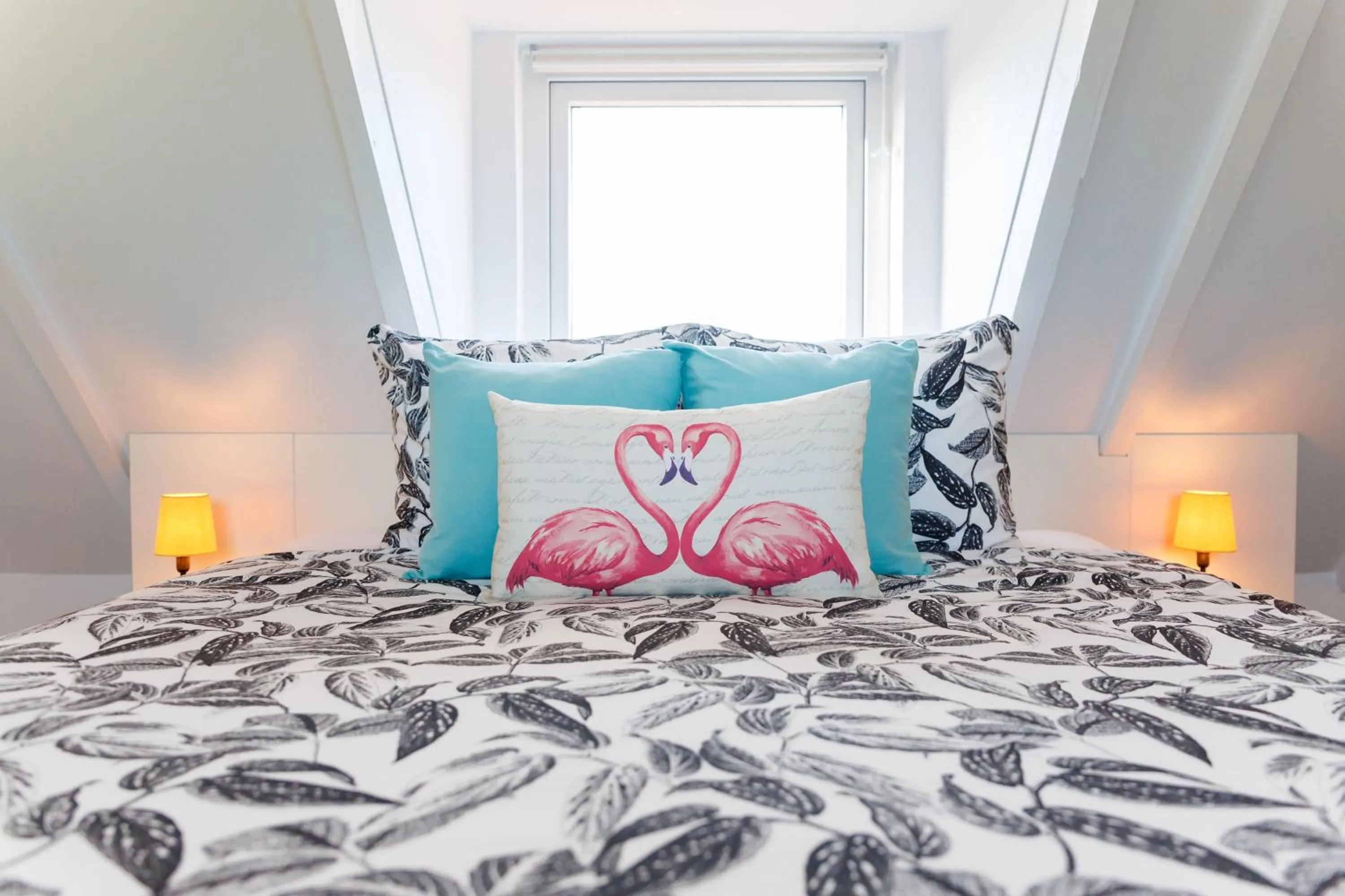 Bed in Aruba Boutique Apartments - Adults Only