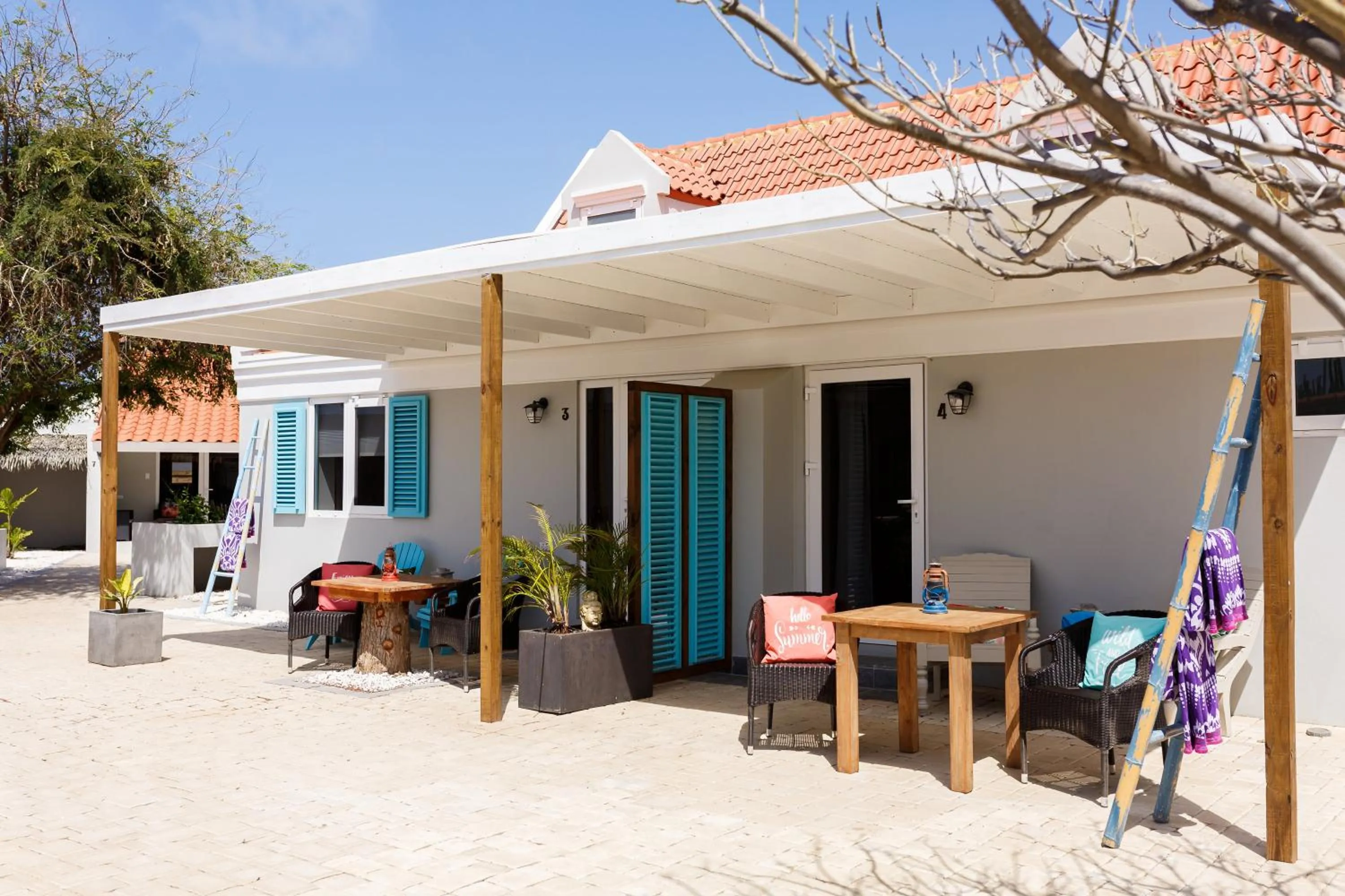 Patio in Aruba Boutique Apartments - Adults Only