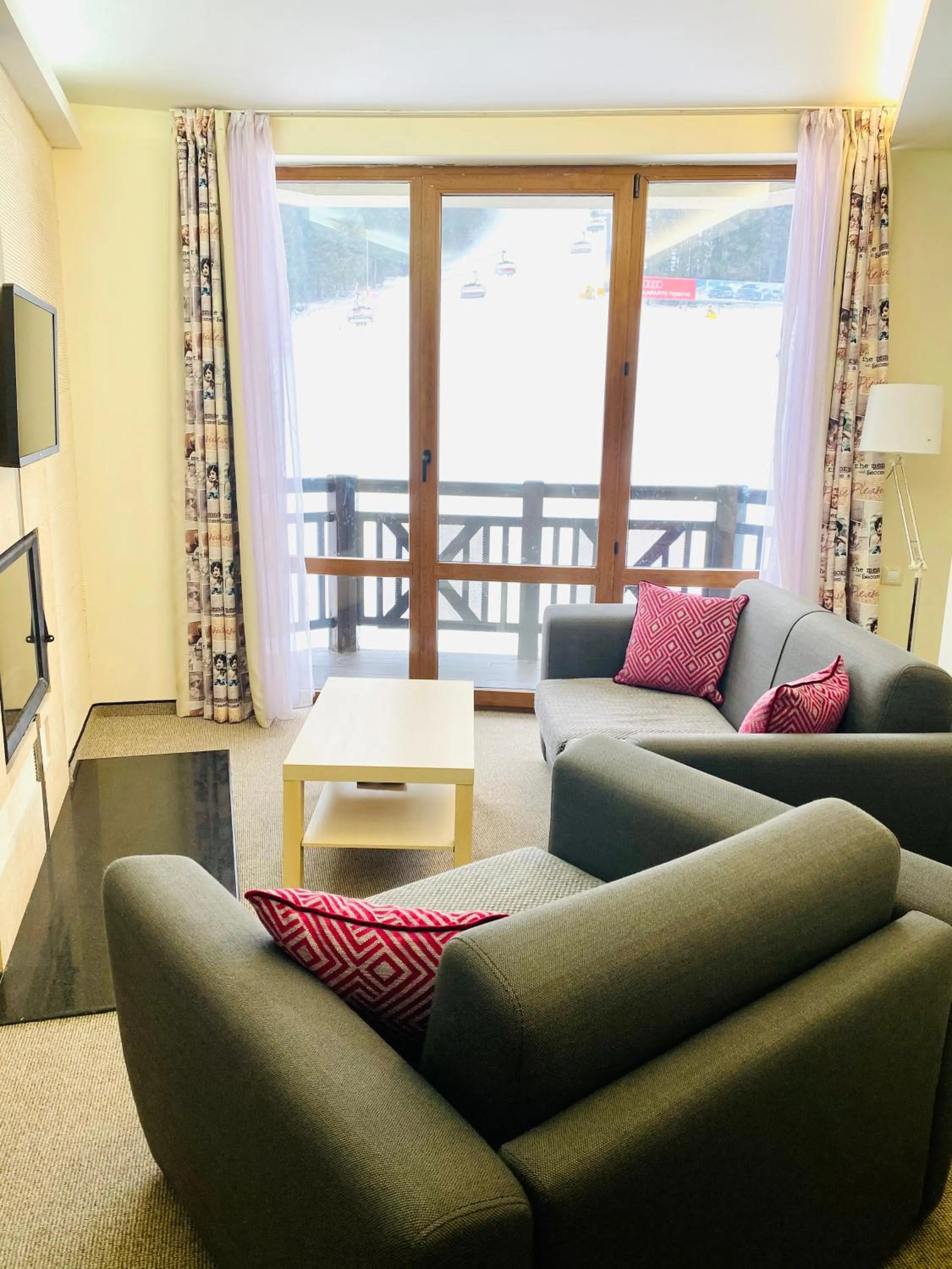 Seating area in Ice Angels Hotel