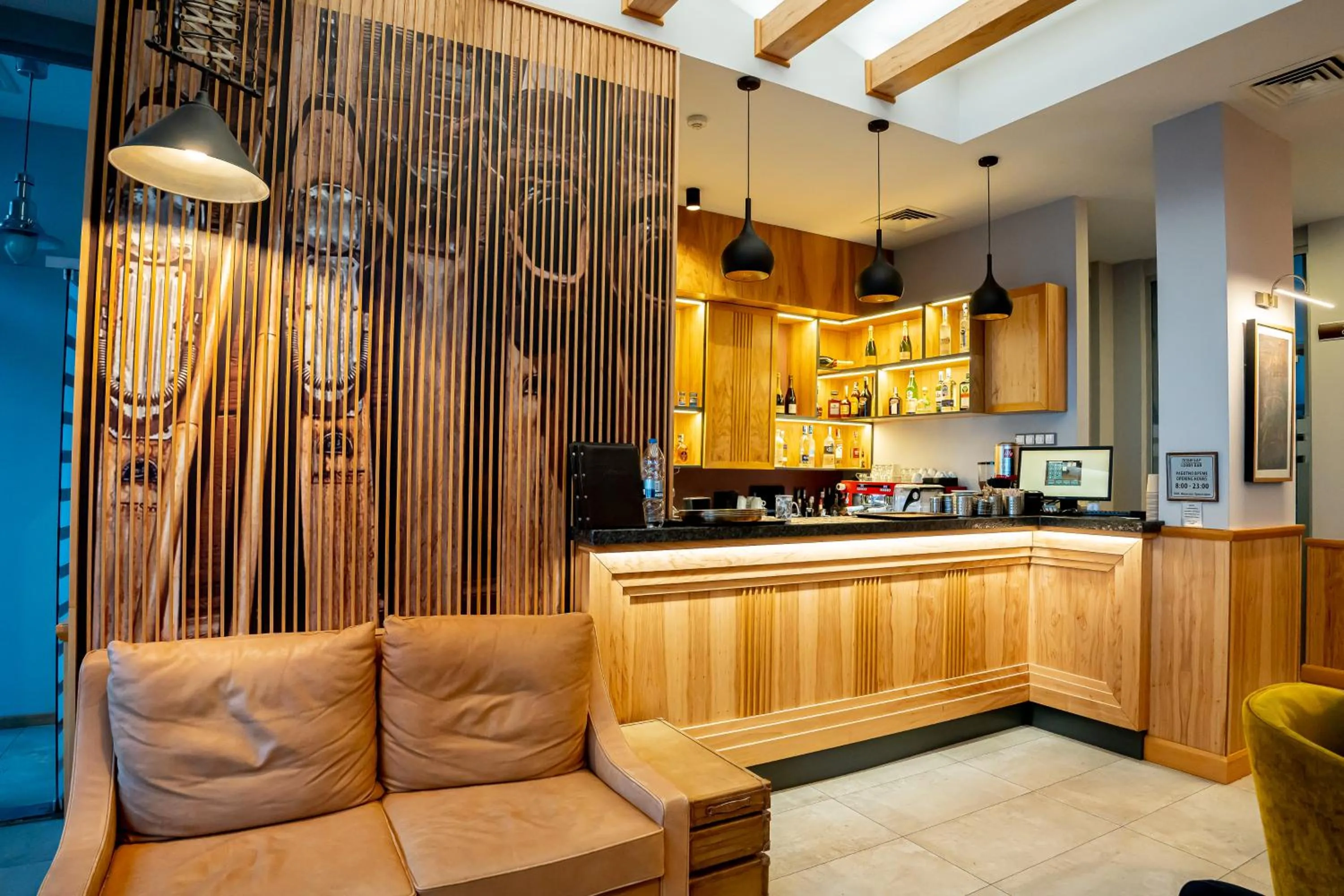 Seating area in Ice Angels Hotel