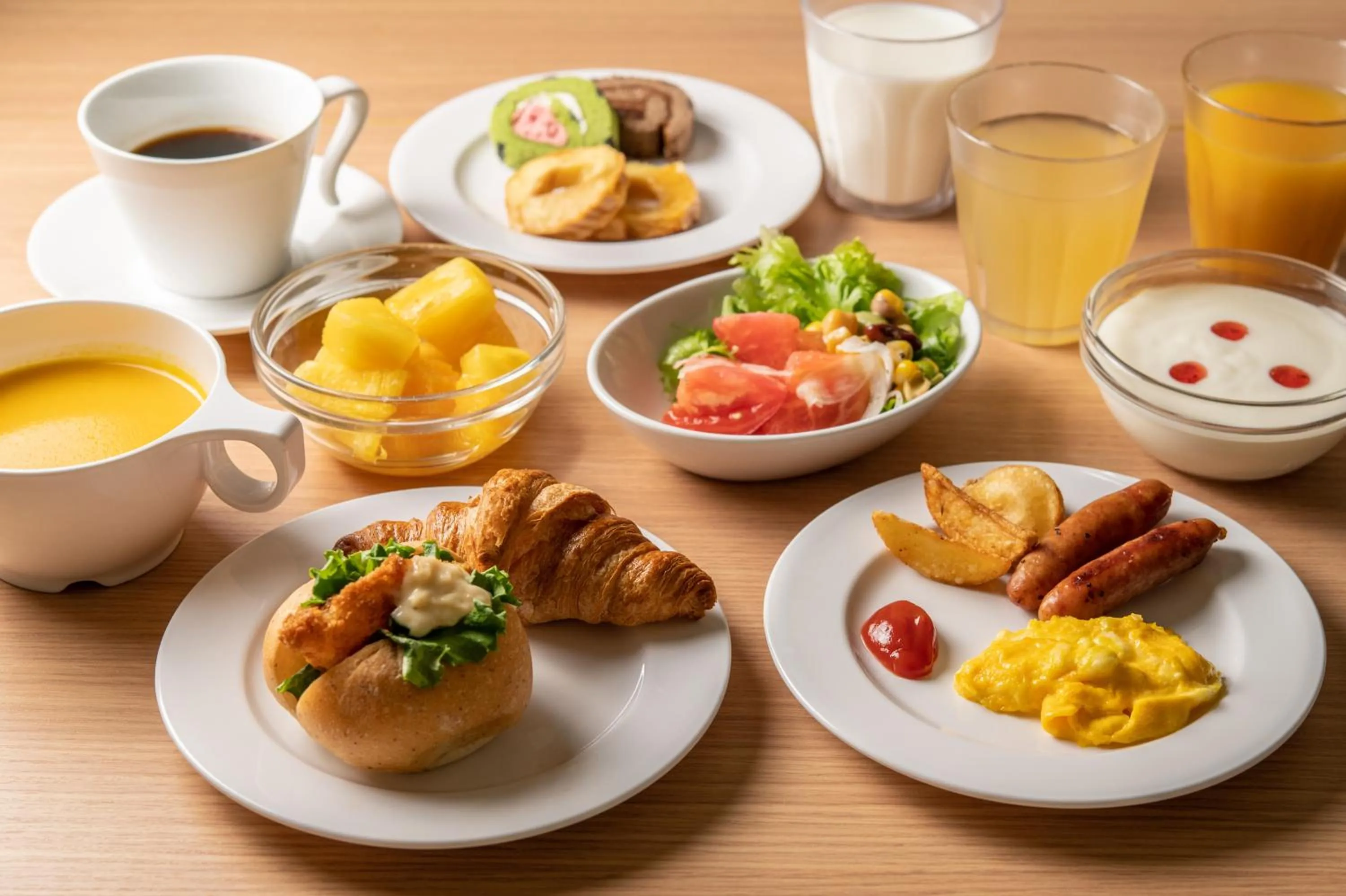 Buffet breakfast in Hotel Vista Kanazawa