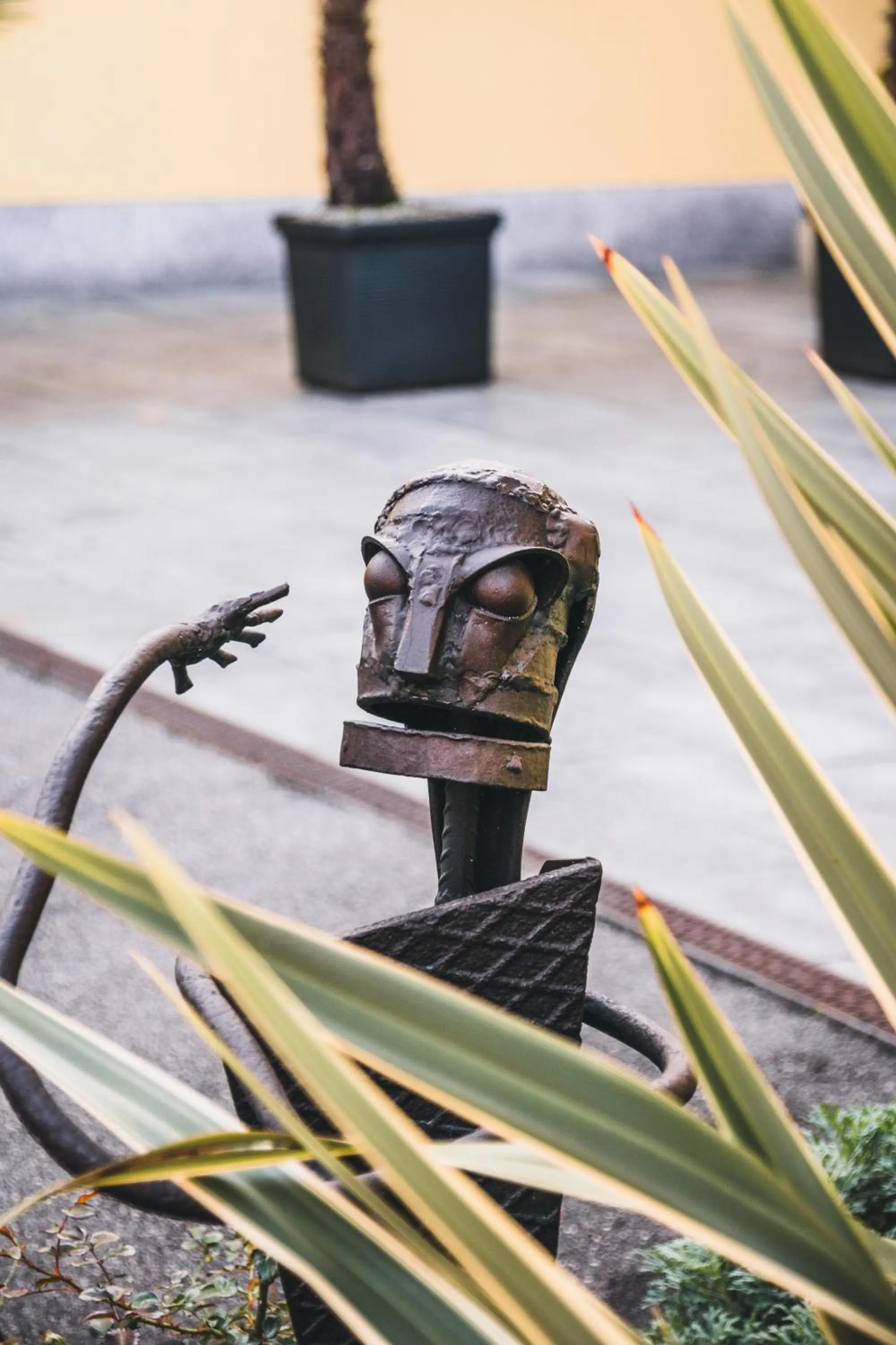 Inner courtyard view in Parkhotel Emmaus - Casa del Sole
