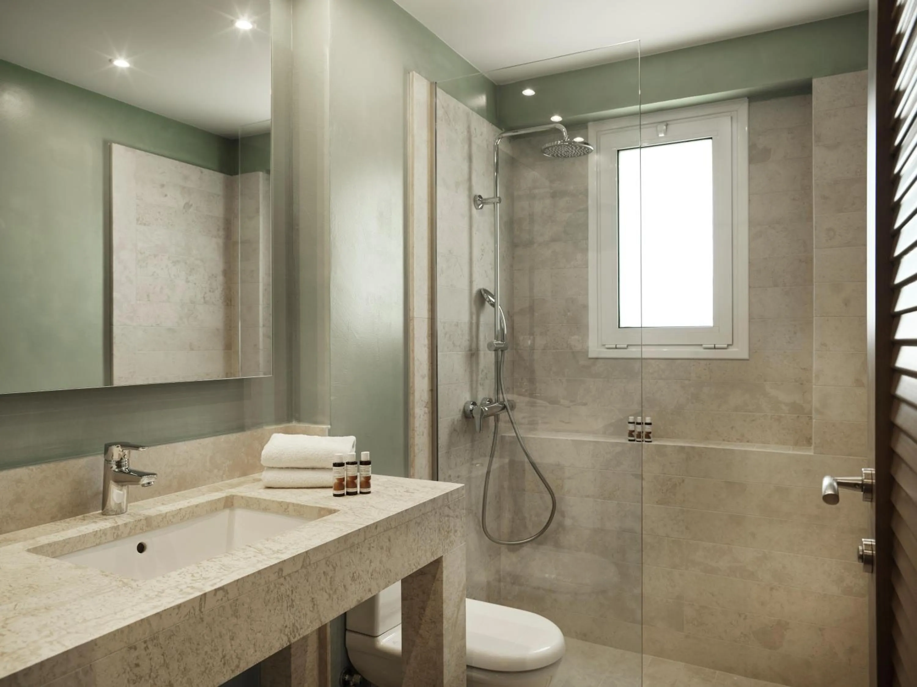 Shower in Civitel Attik Rooms & Suites