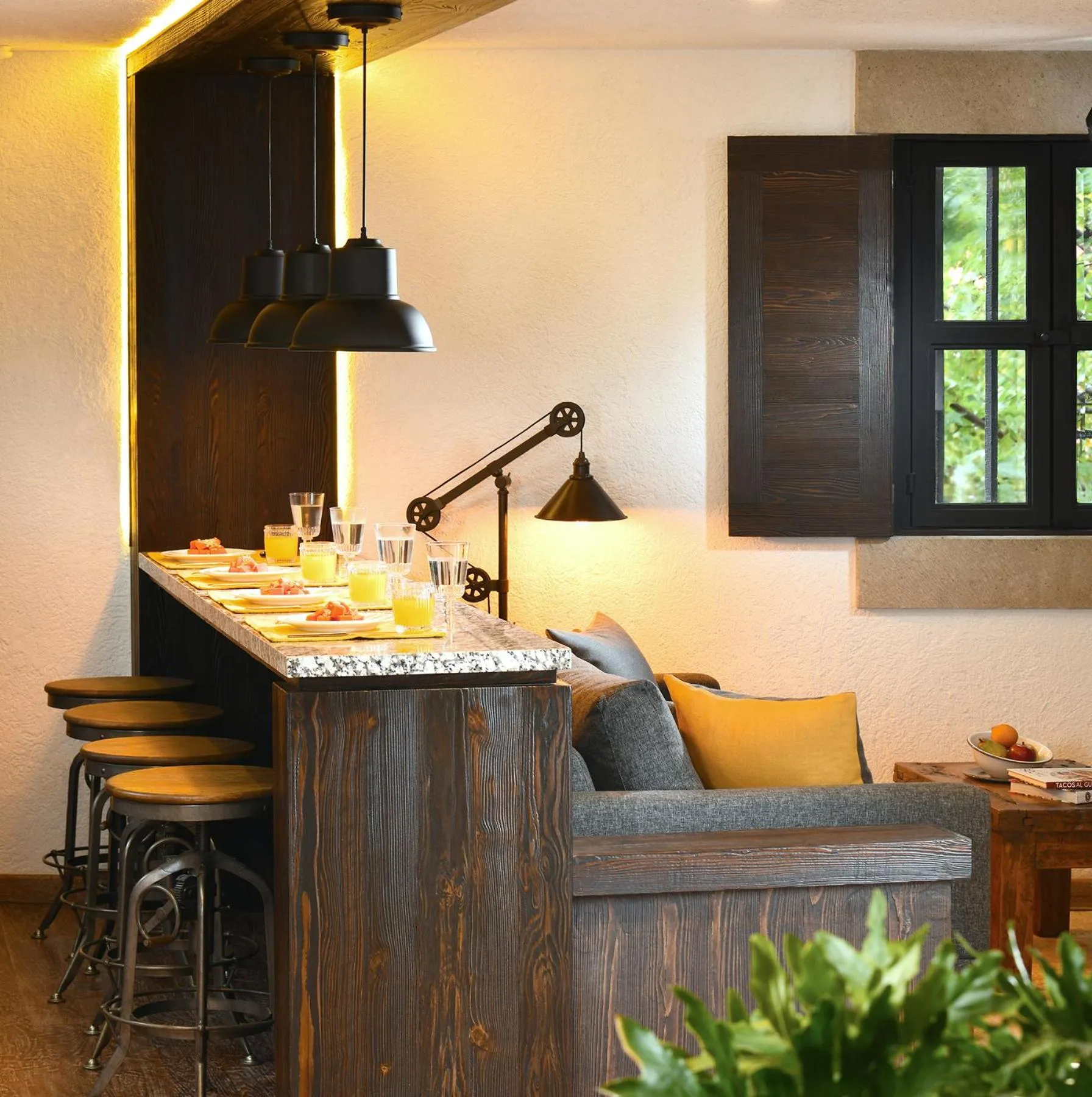 Seating area in H21 Hospedaje Boutique