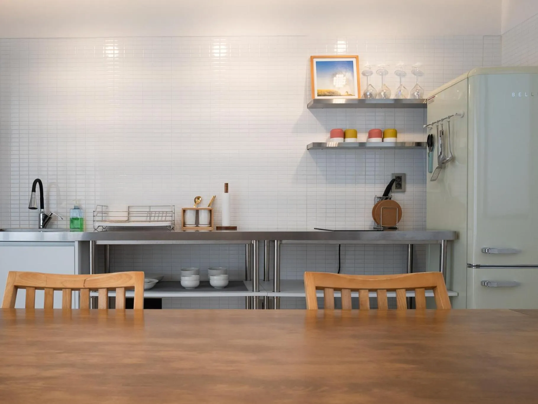 Kitchen or kitchenette in Boutique Pool Villa NAMIB