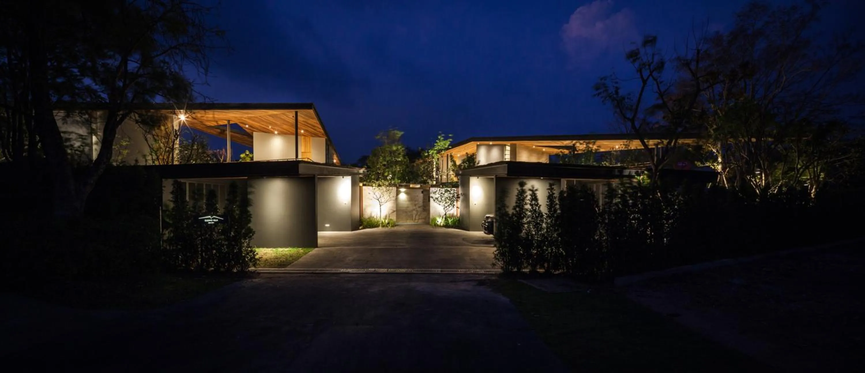 Facade/entrance in Gliding Villa in Khao Yai