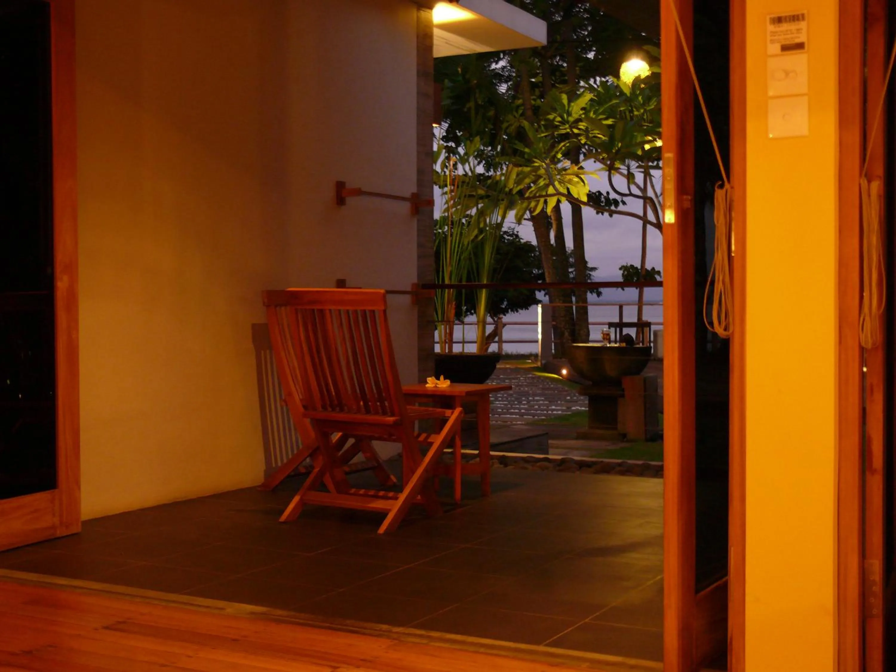 Balcony/Terrace in JavaCove Beach Hotel