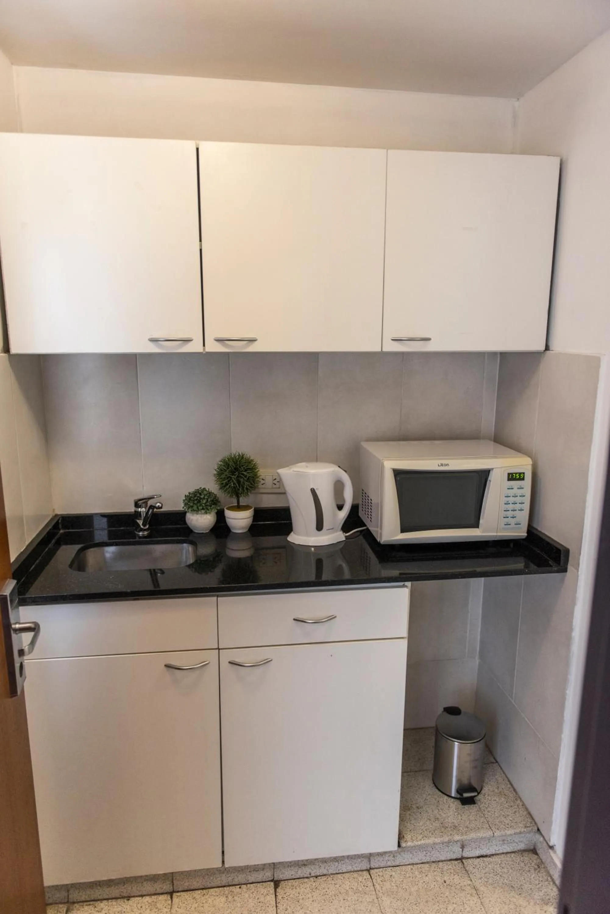 kitchen in Novum Suites