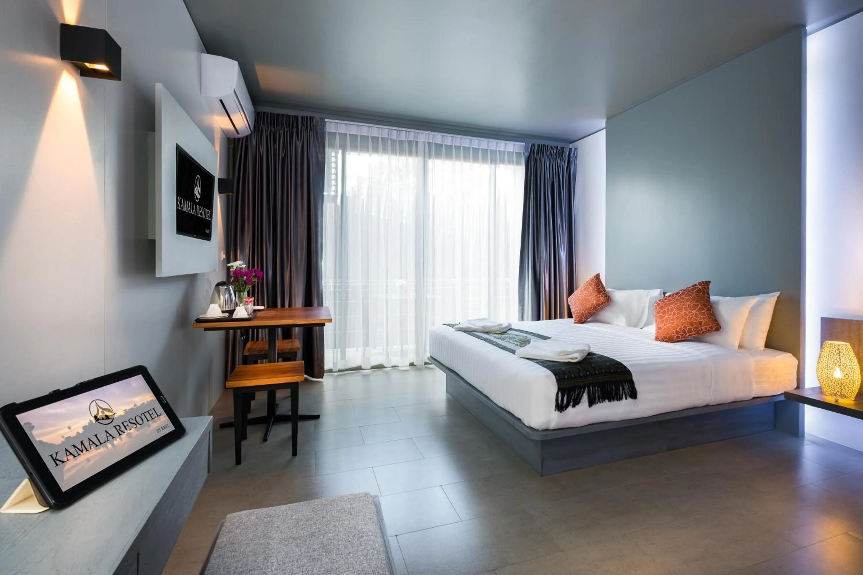 Bedroom, Bed in Kamala Resotel, SHA Extra Plus